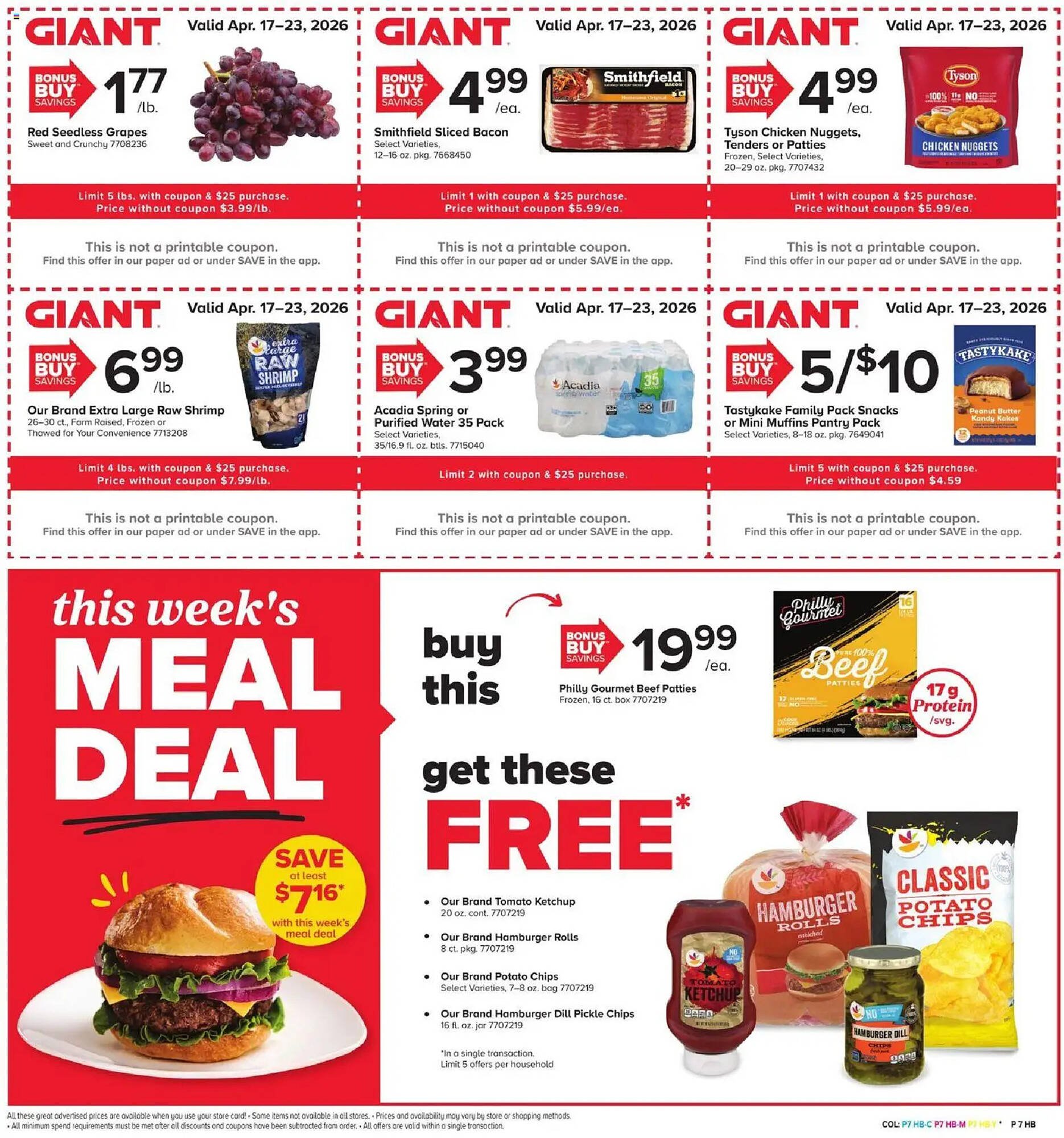 GIANT weekly ad