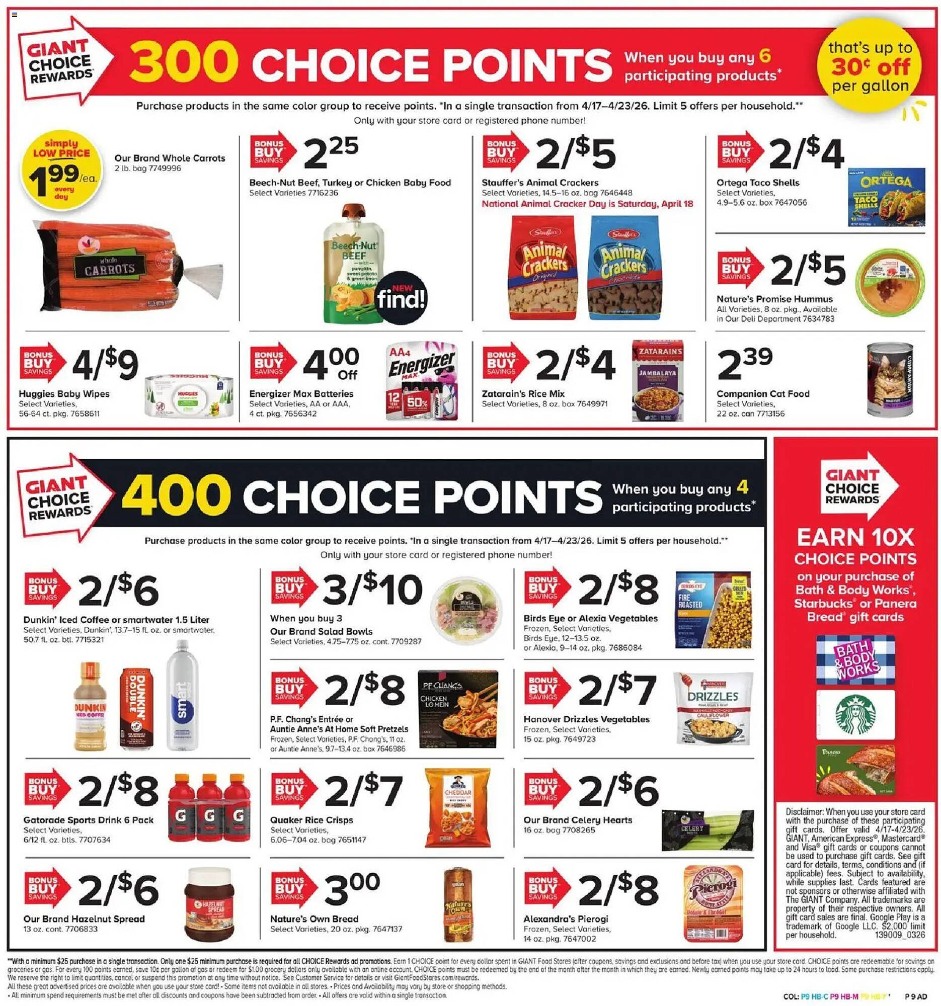 GIANT weekly ad
