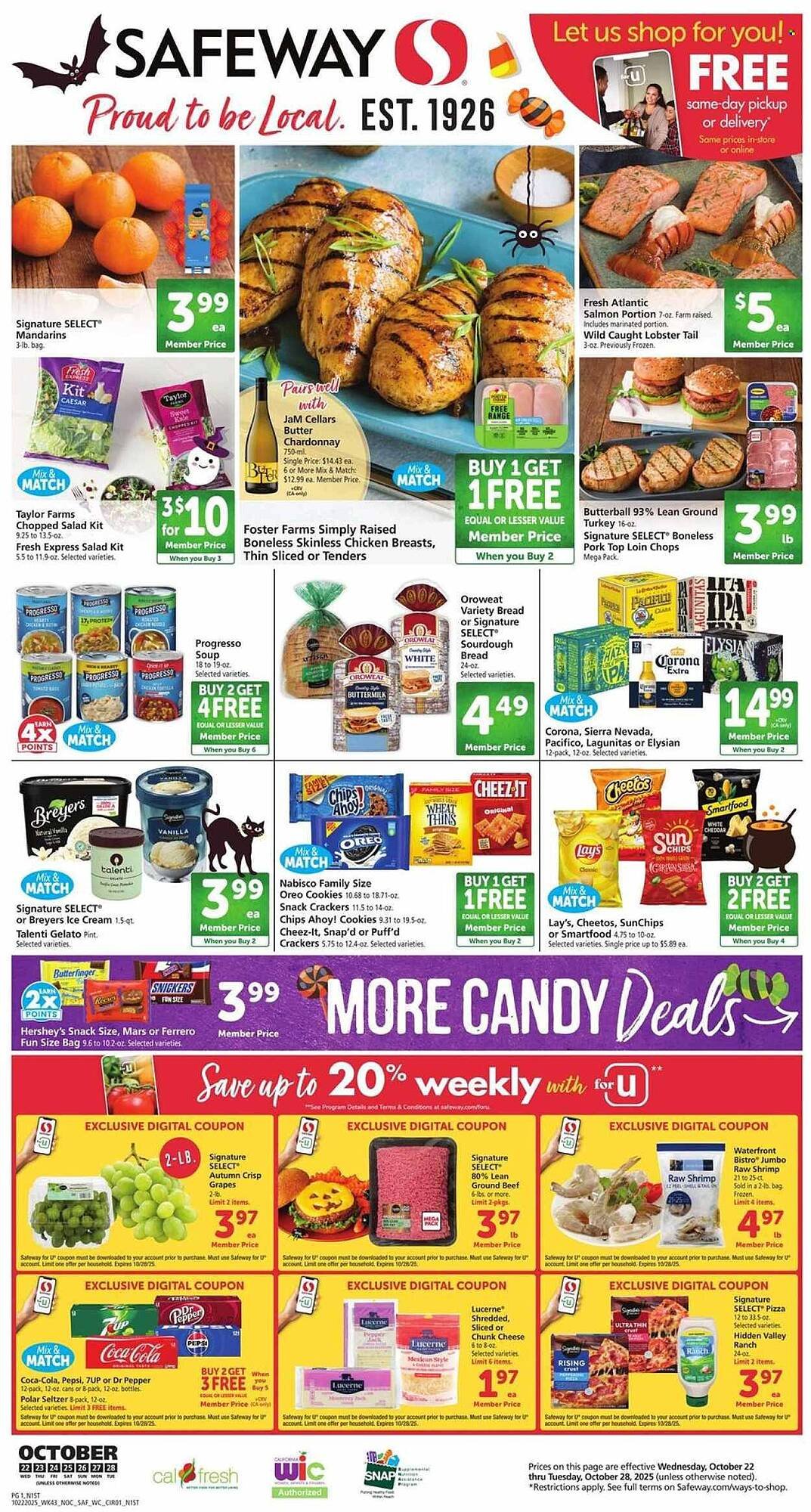 Safeway weekly ad (2025-10-22 - 2025-10-28) | 1