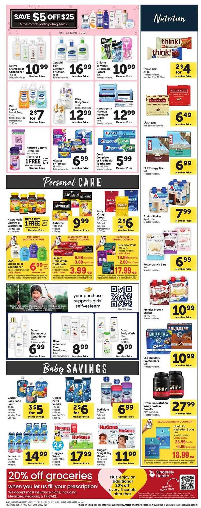Safeway weekly ad (2025-10-22 - 2025-10-28) | 10