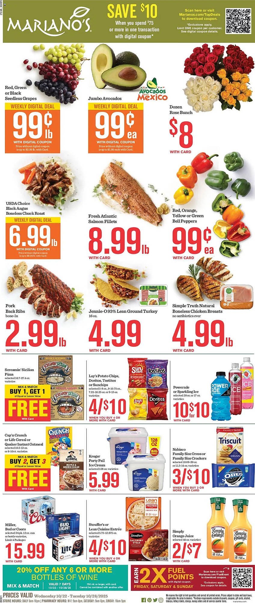 Mariano&#039;s weekly ad (2025-10-22 - 2025-10-28) | 1