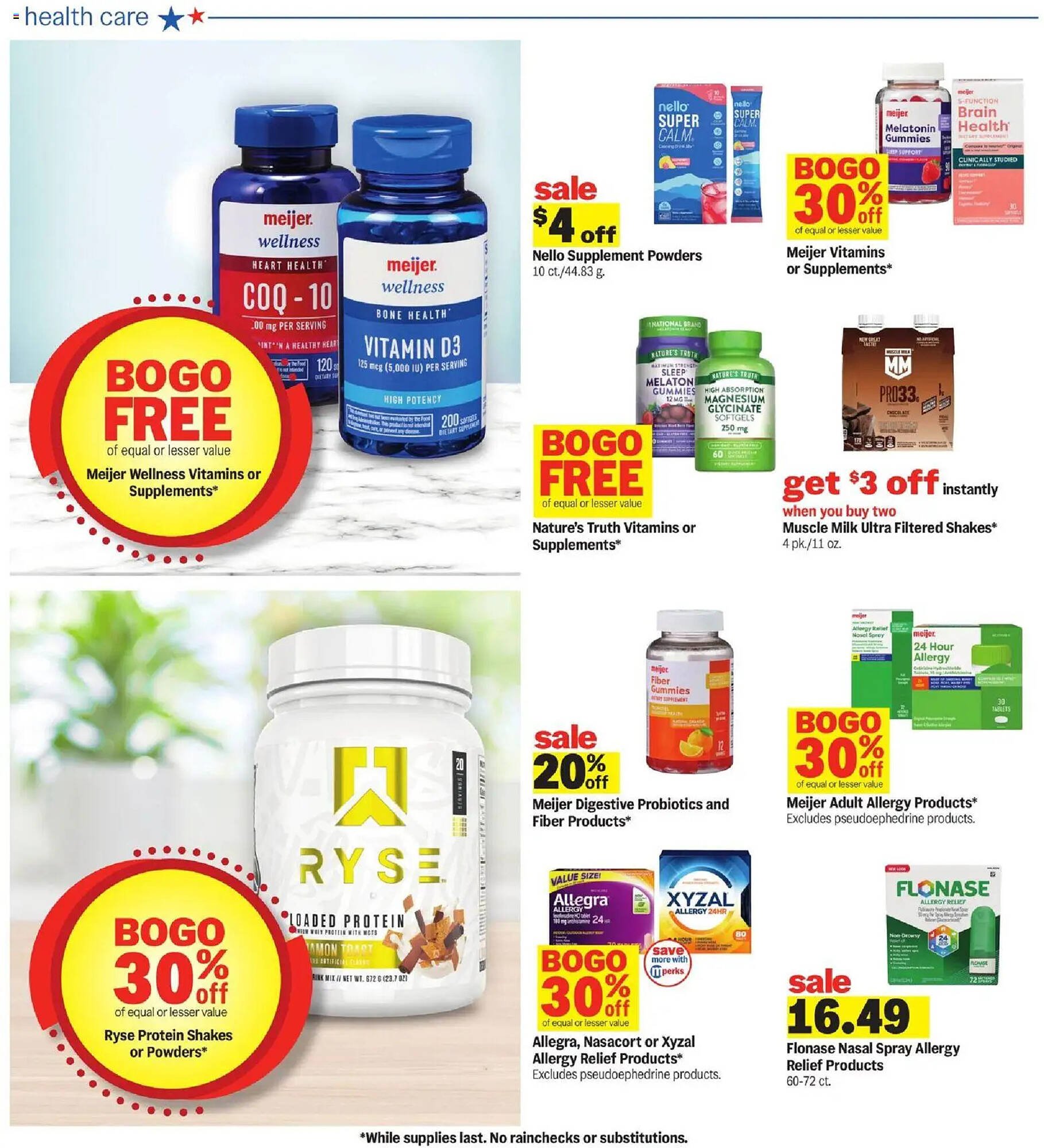 Meijer weekly ad