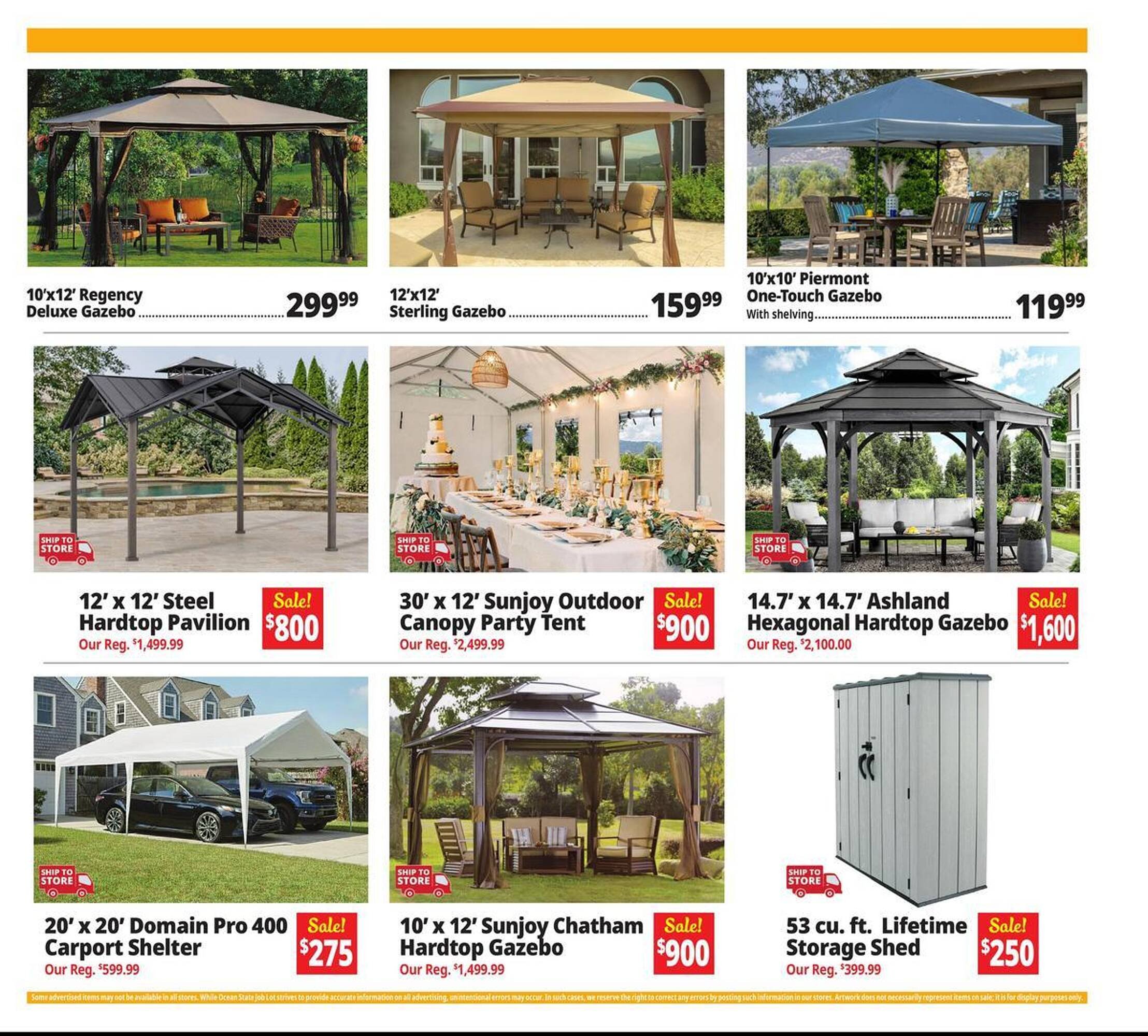 Ocean State Job Lot flyer