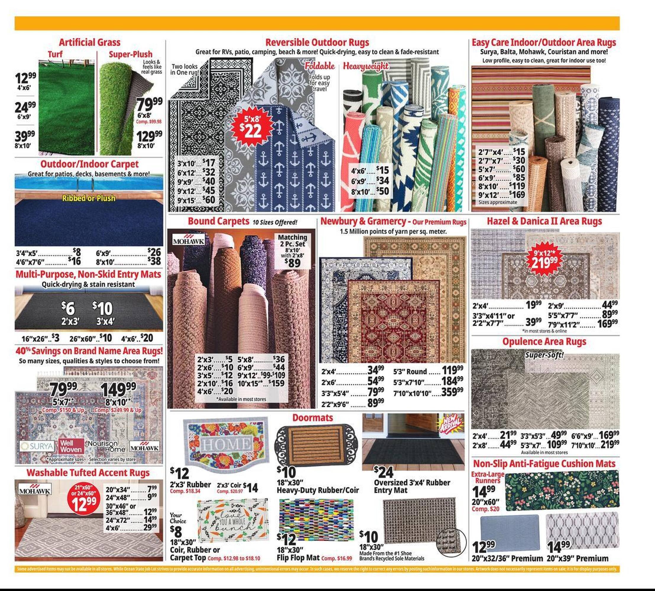 Ocean State Job Lot flyer