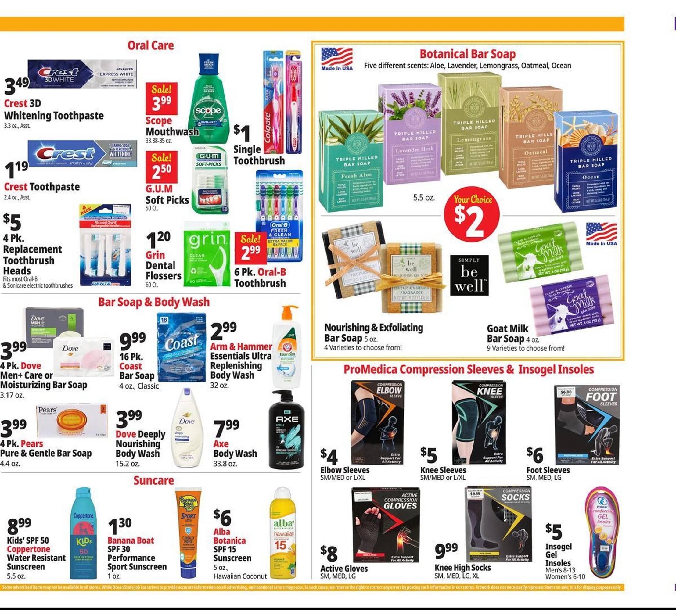 Ocean State Job Lot flyer