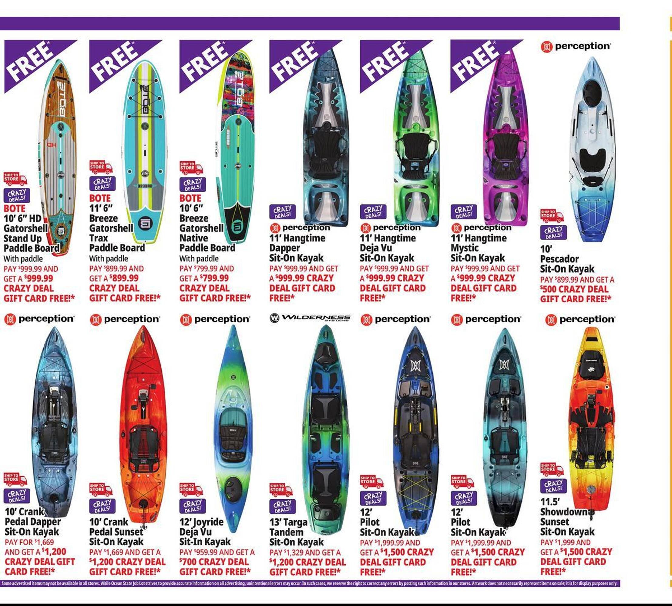 Ocean State Job Lot flyer