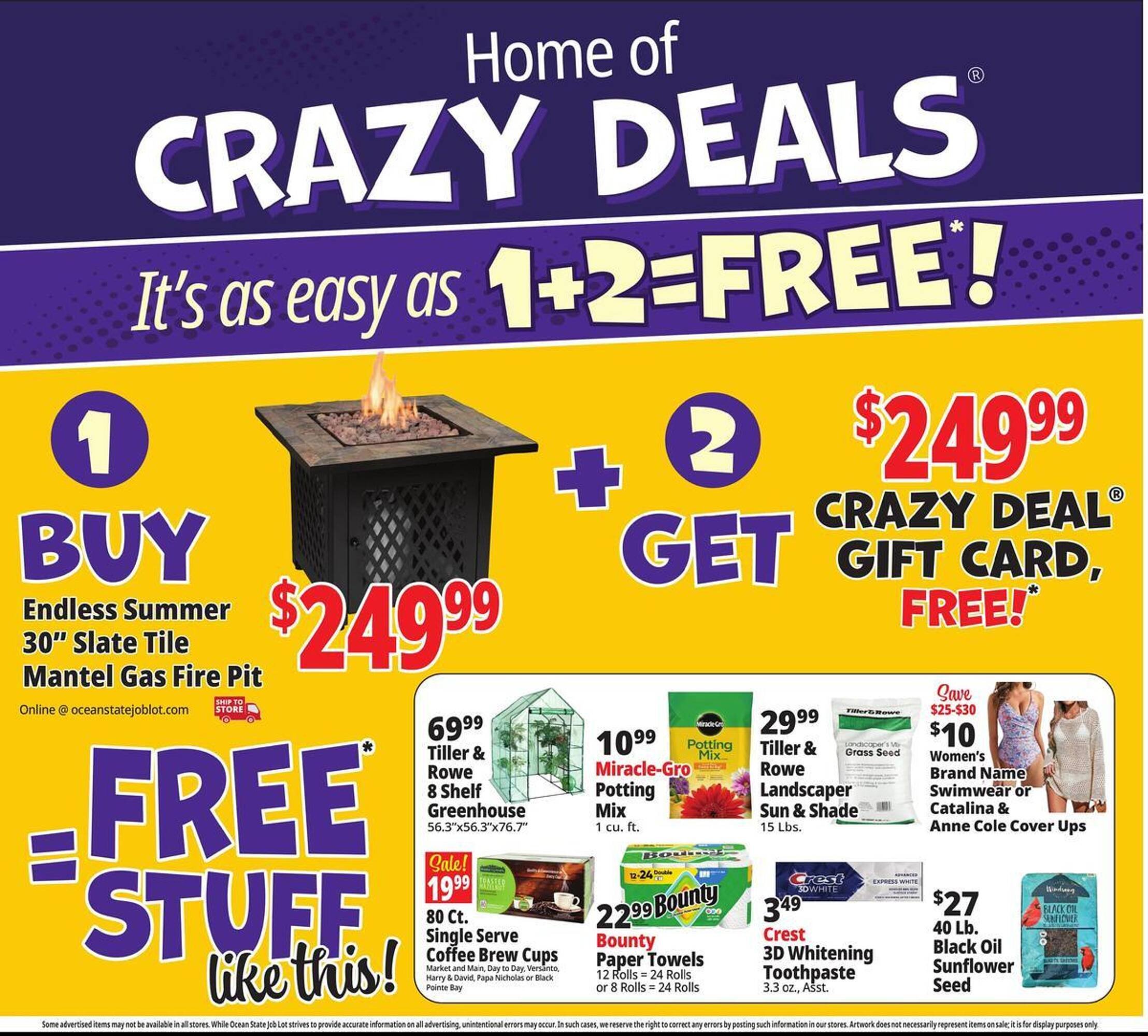 Ocean State Job Lot flyer