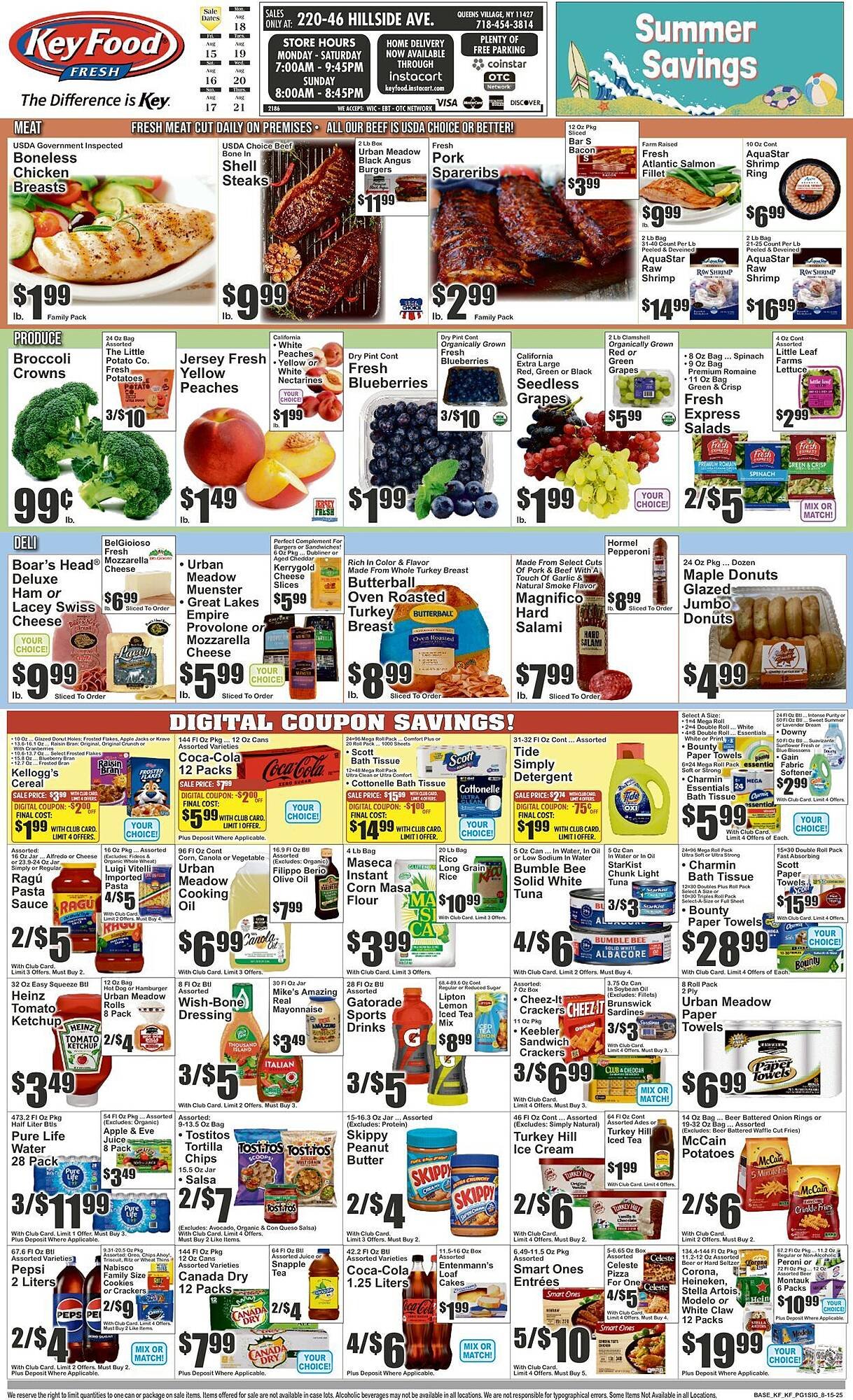 Key Food Weekly Ad (2025-08-15 - 2025-08-21) | 1