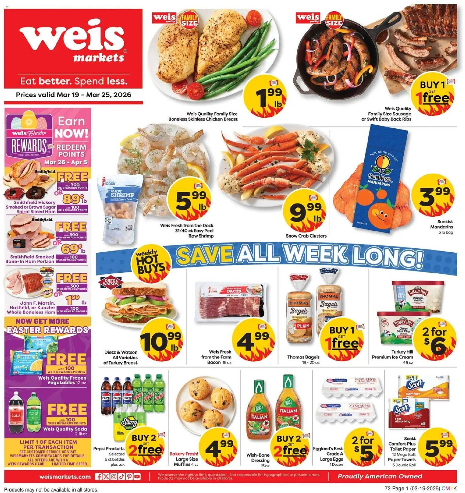 Weis Markets weekly ad