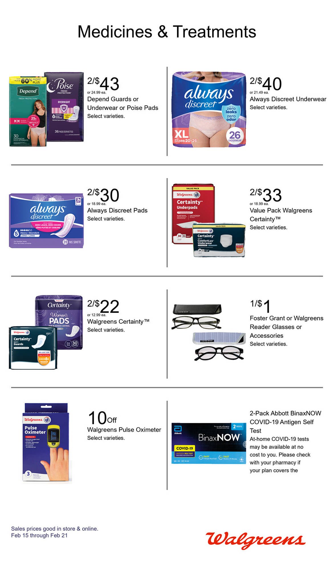 Walgreens weekly ad