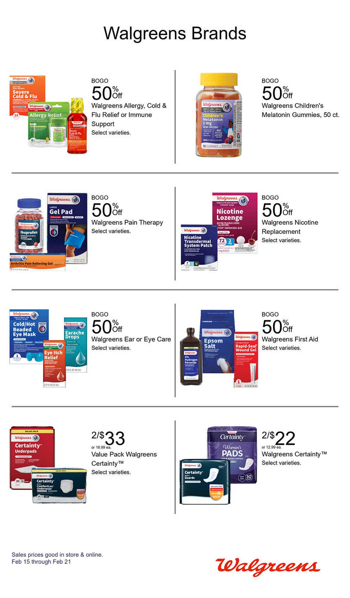 Walgreens weekly ad