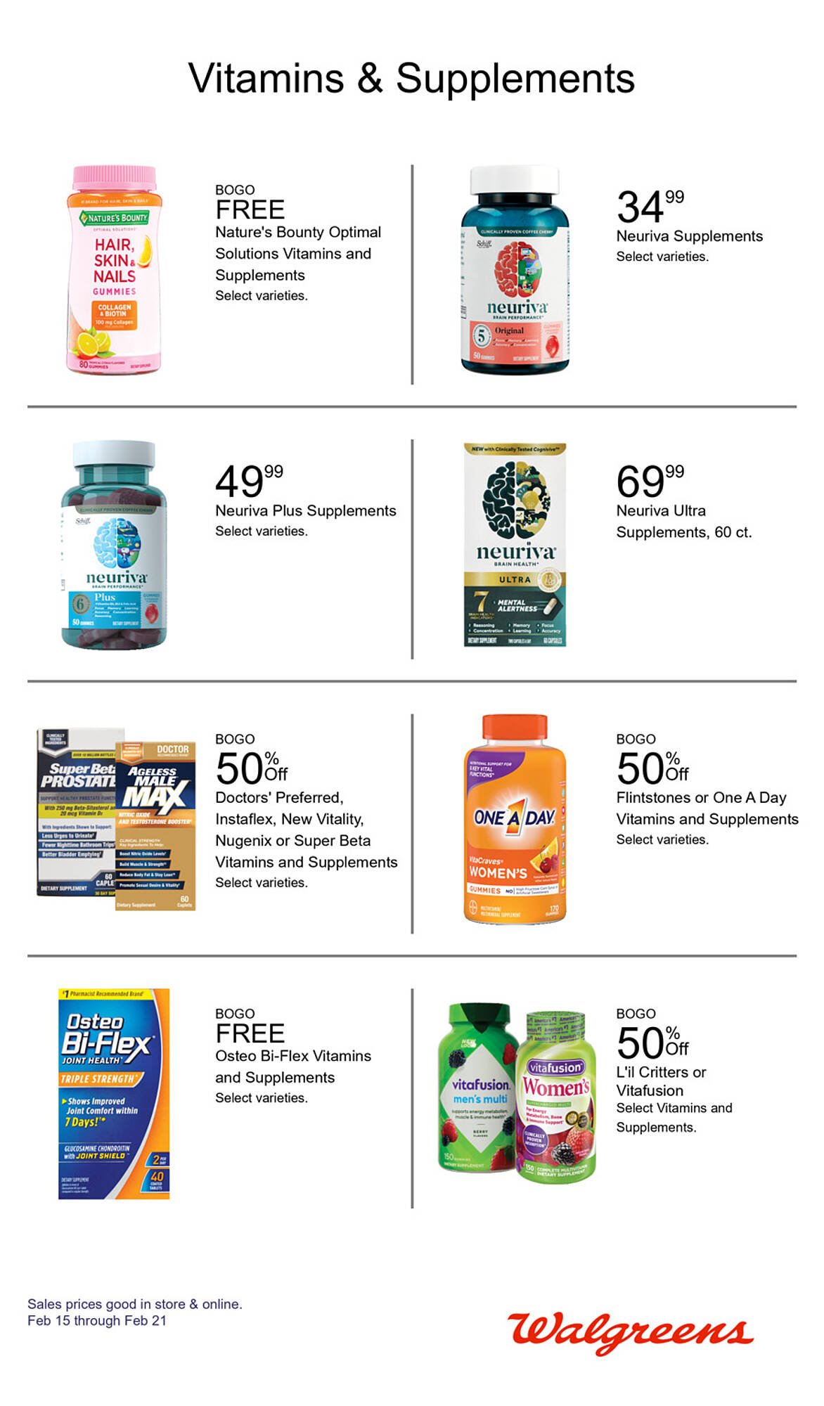 Walgreens weekly ad