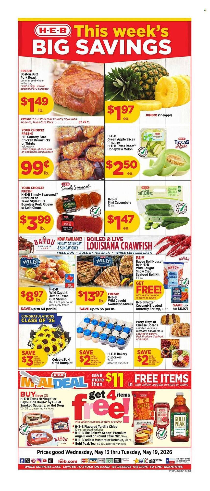 H-E-B weekly ad