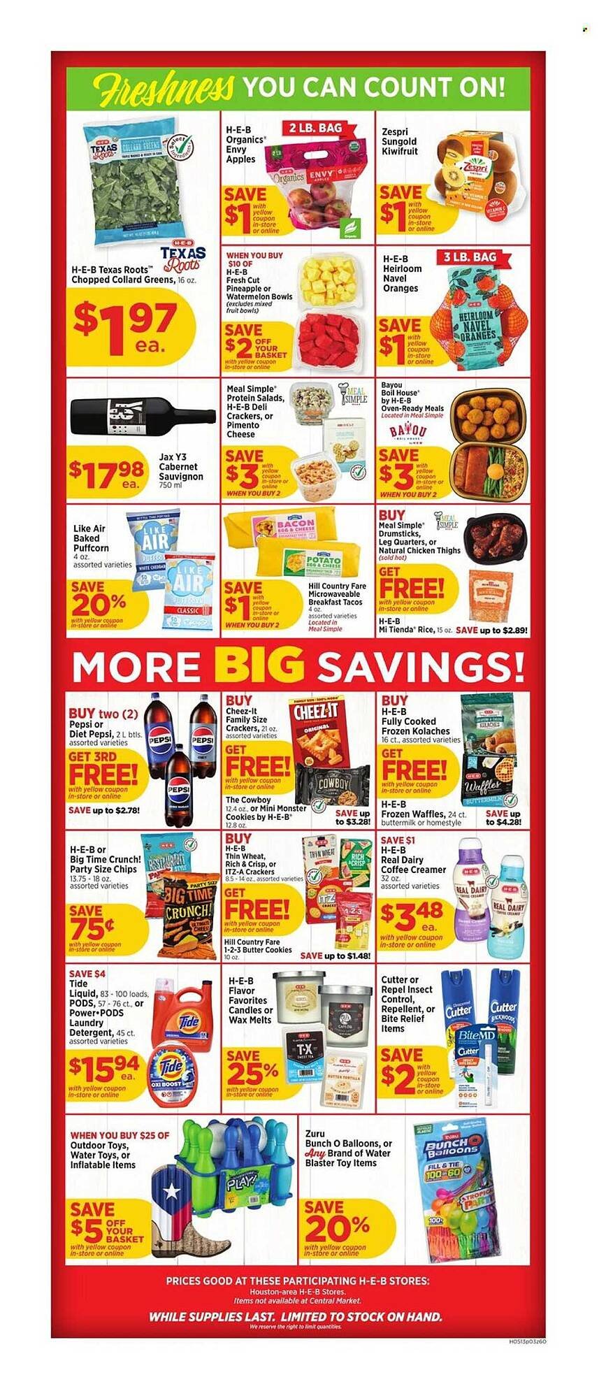 H-E-B weekly ad