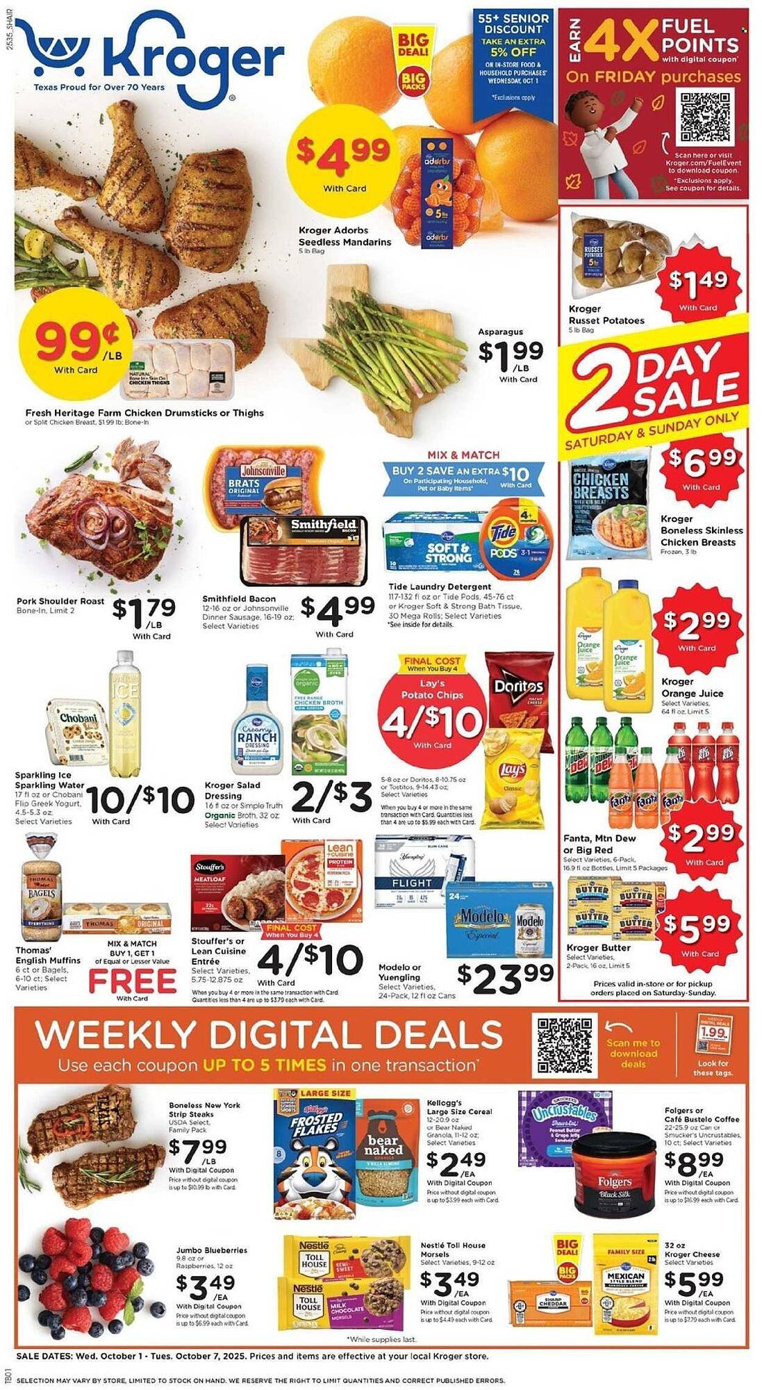 Kroger weekly ad (2025-10-01 - 2025-10-07) | 1
