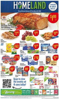 Homeland Market weekly ad