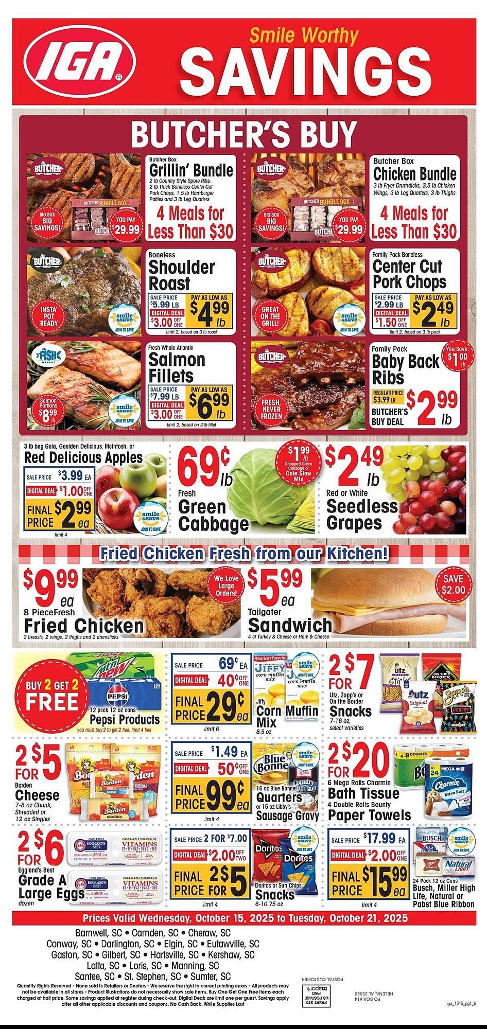 IGA weekly ad (2025-10-15 - 2025-10-21) | 1