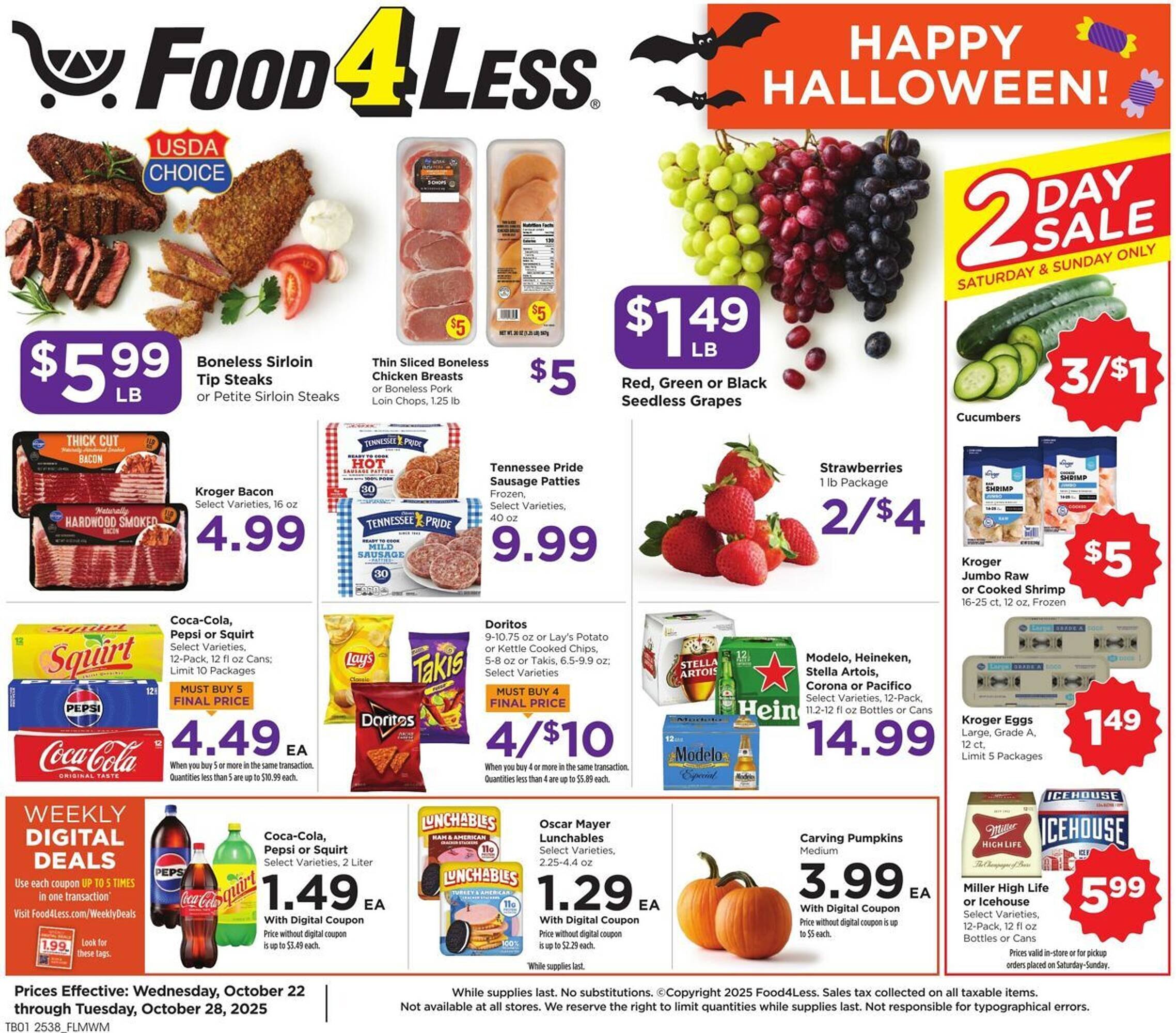 Food 4 Less weekly ad (2025-10-22 - 2025-10-28) | 1