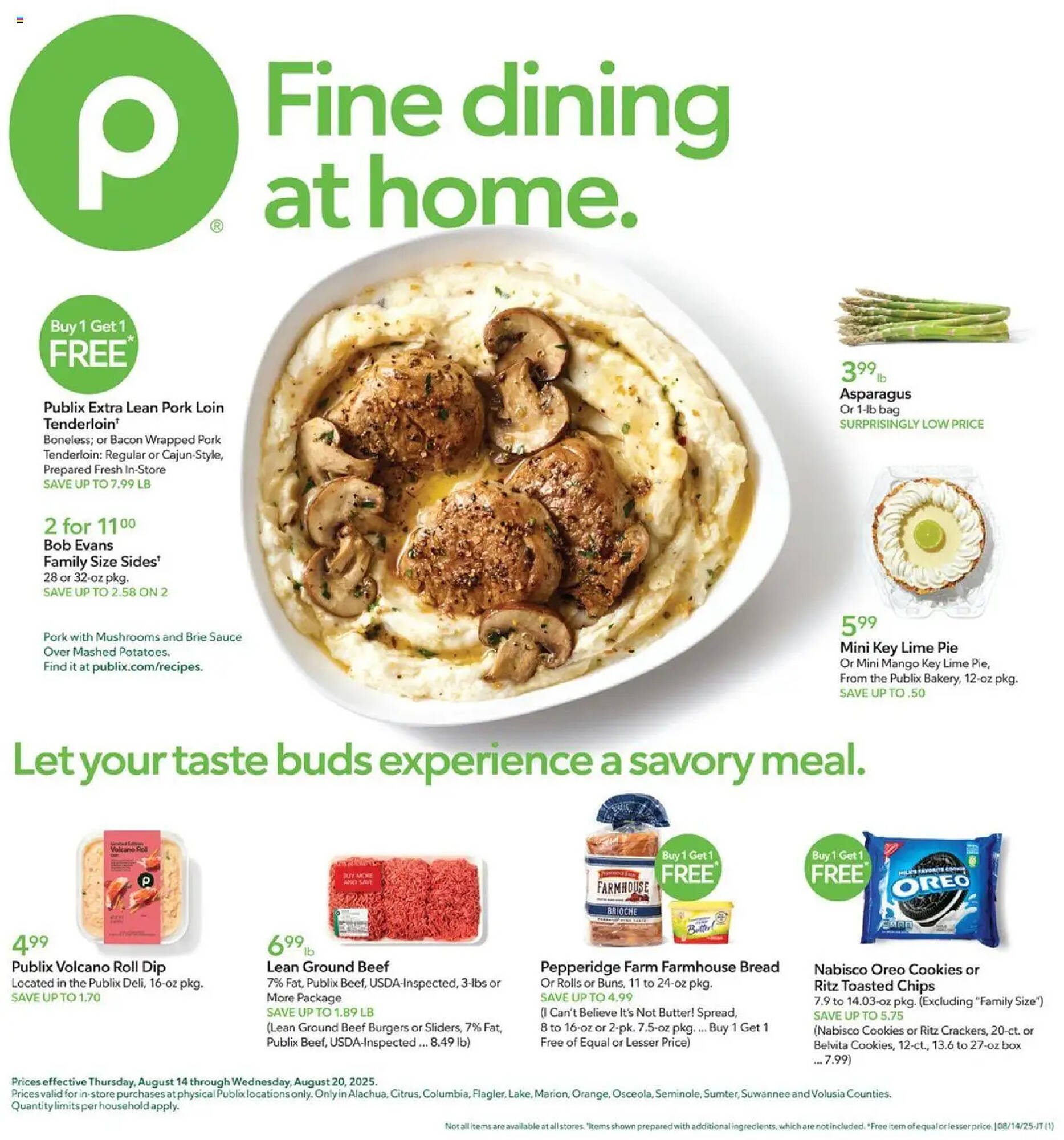 Publix Weekly Ad (2025-08-14 - 2025-08-20) | 1