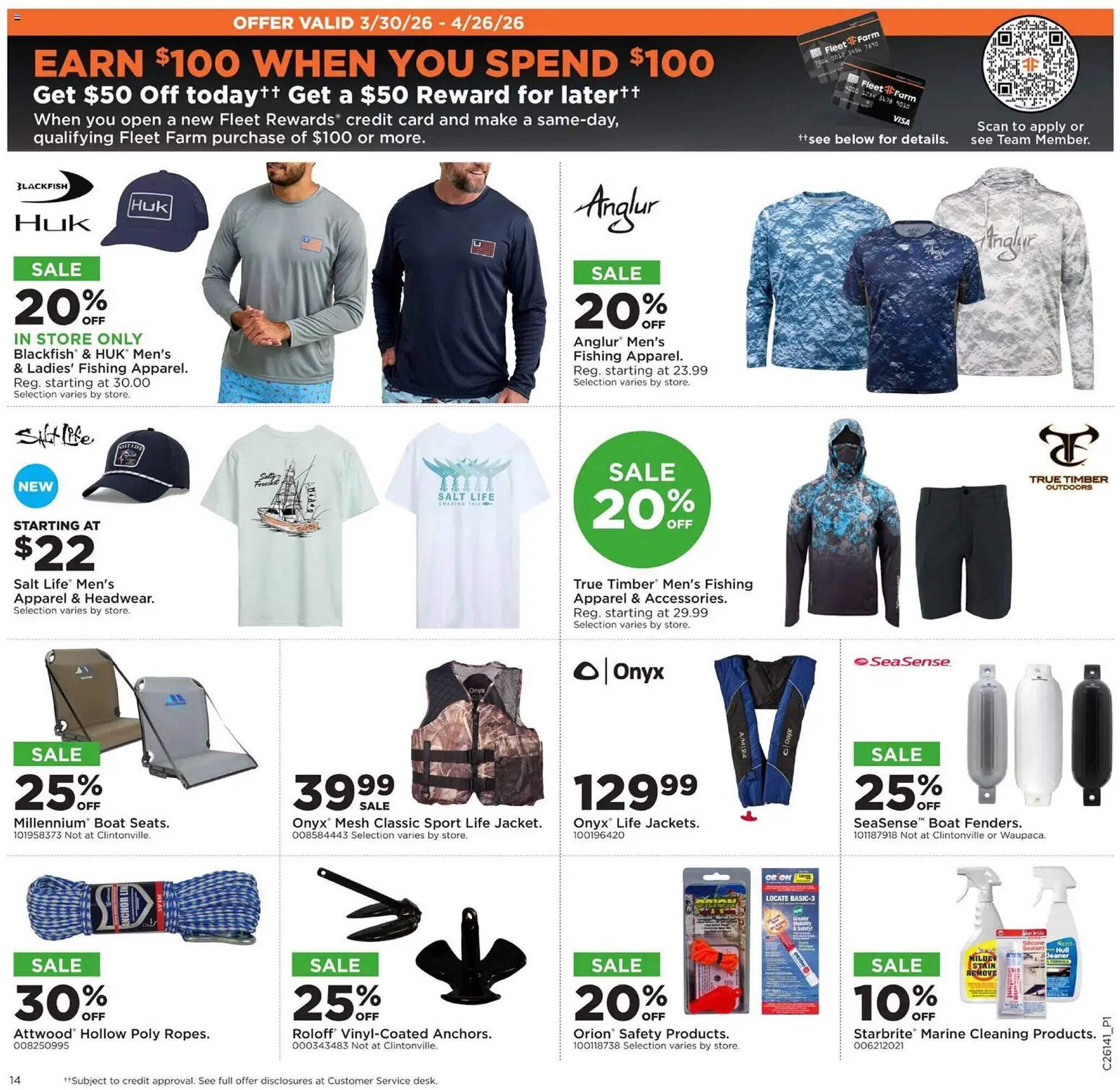 Mills Fleet Farm weekly ad