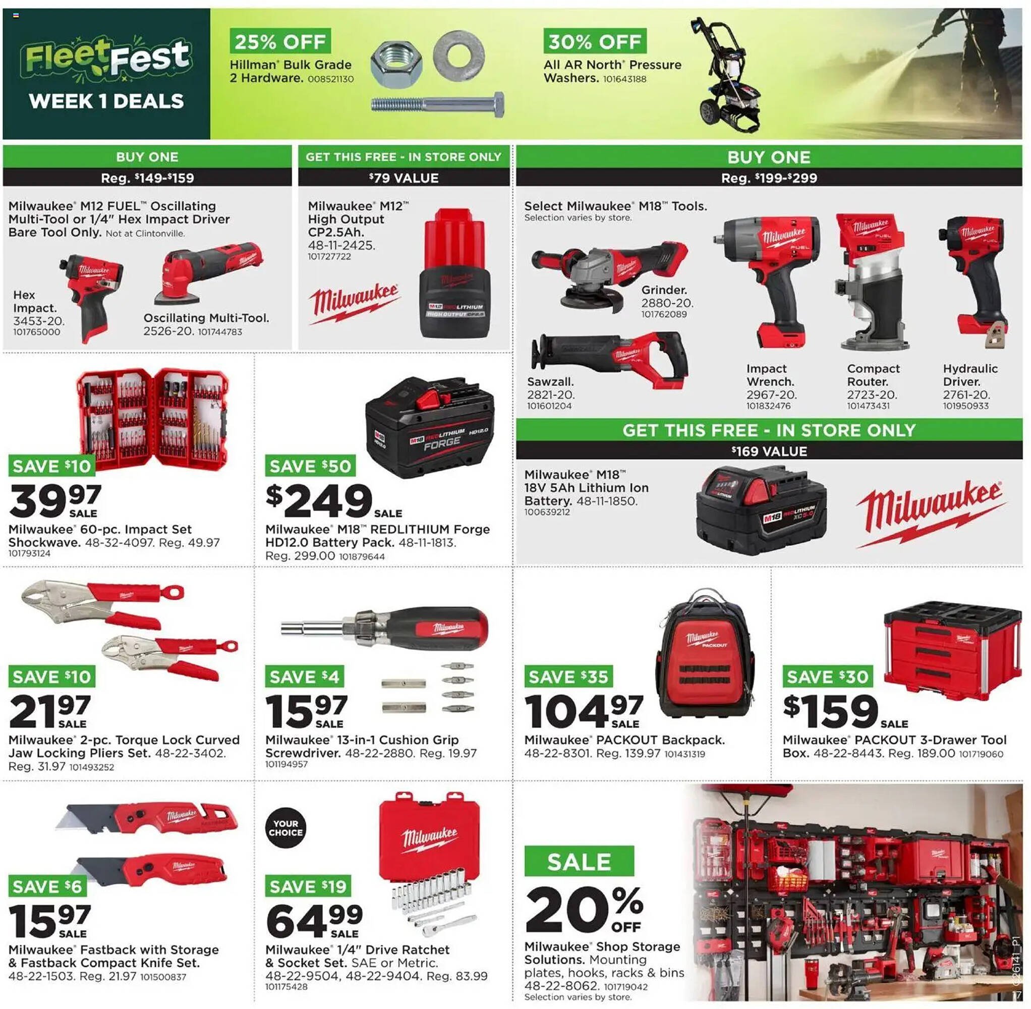 Mills Fleet Farm weekly ad