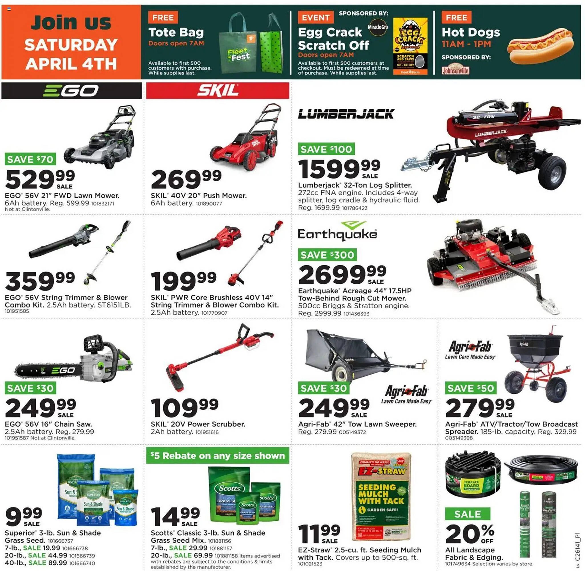 Mills Fleet Farm weekly ad