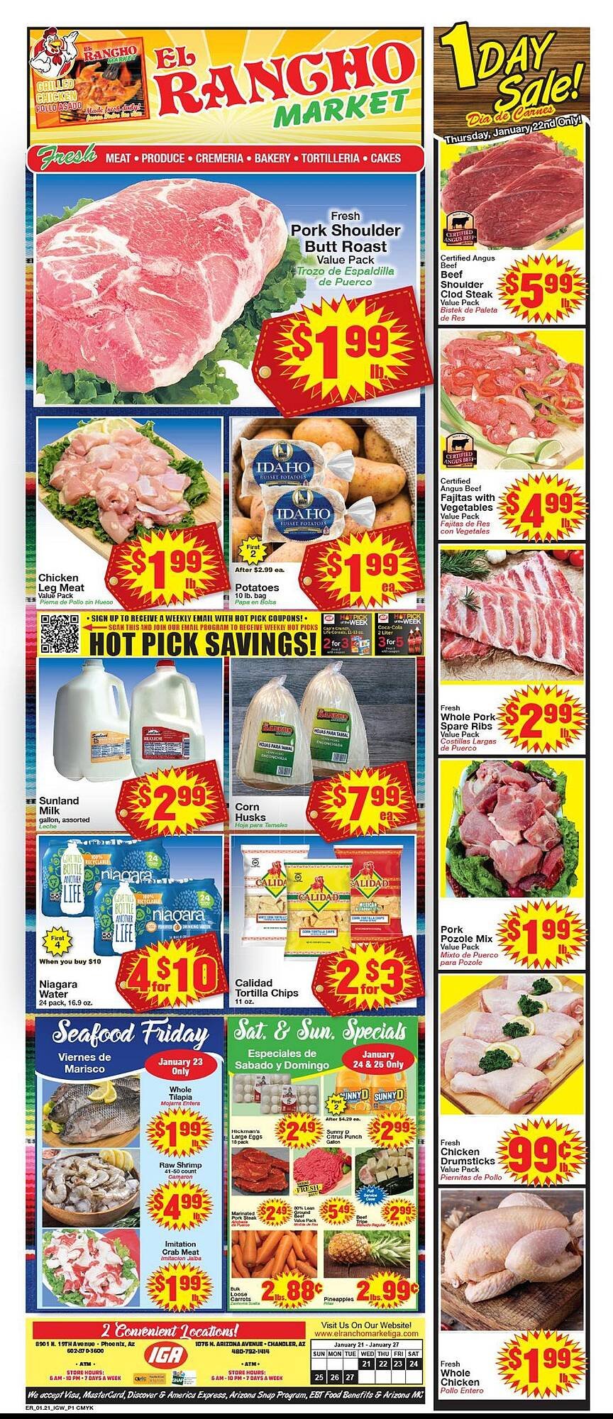 Supermercado El Rancho weekly ad