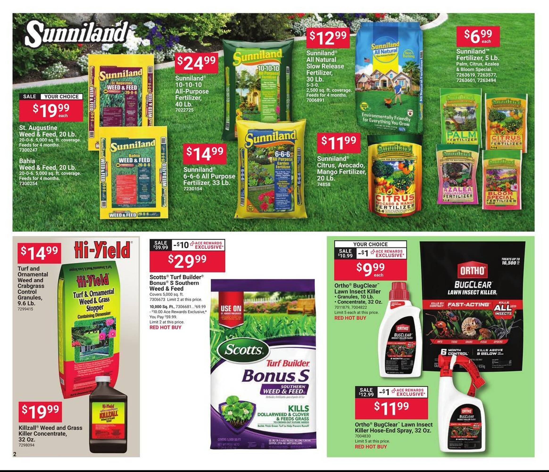 Ace Hardware flyer