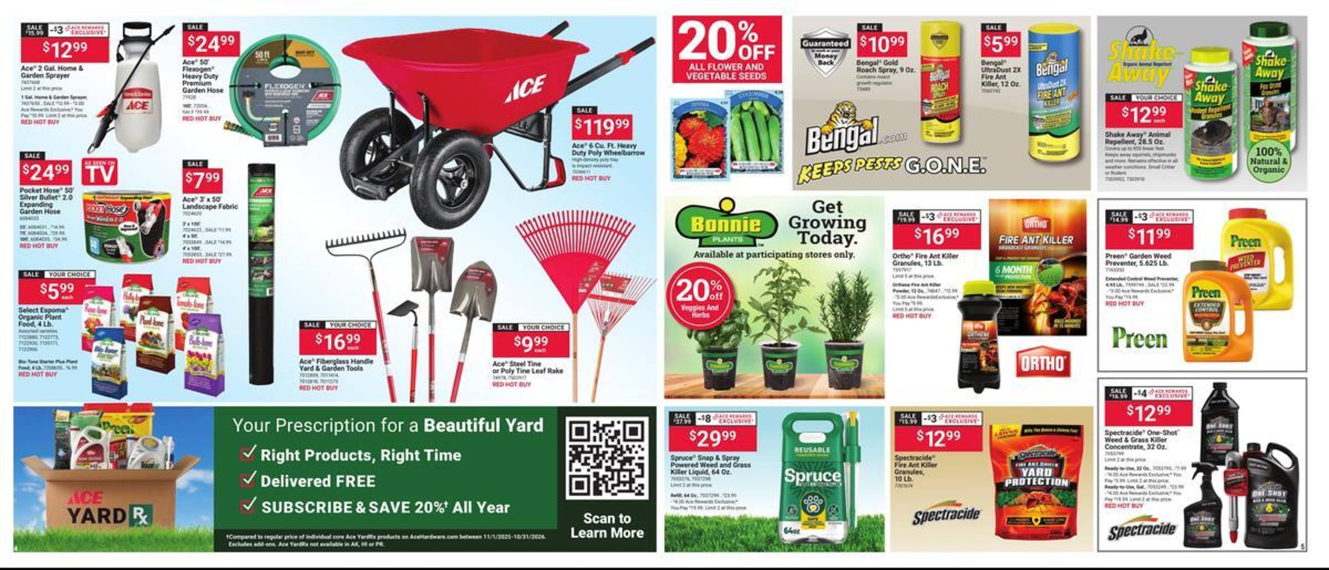 Ace Hardware flyer