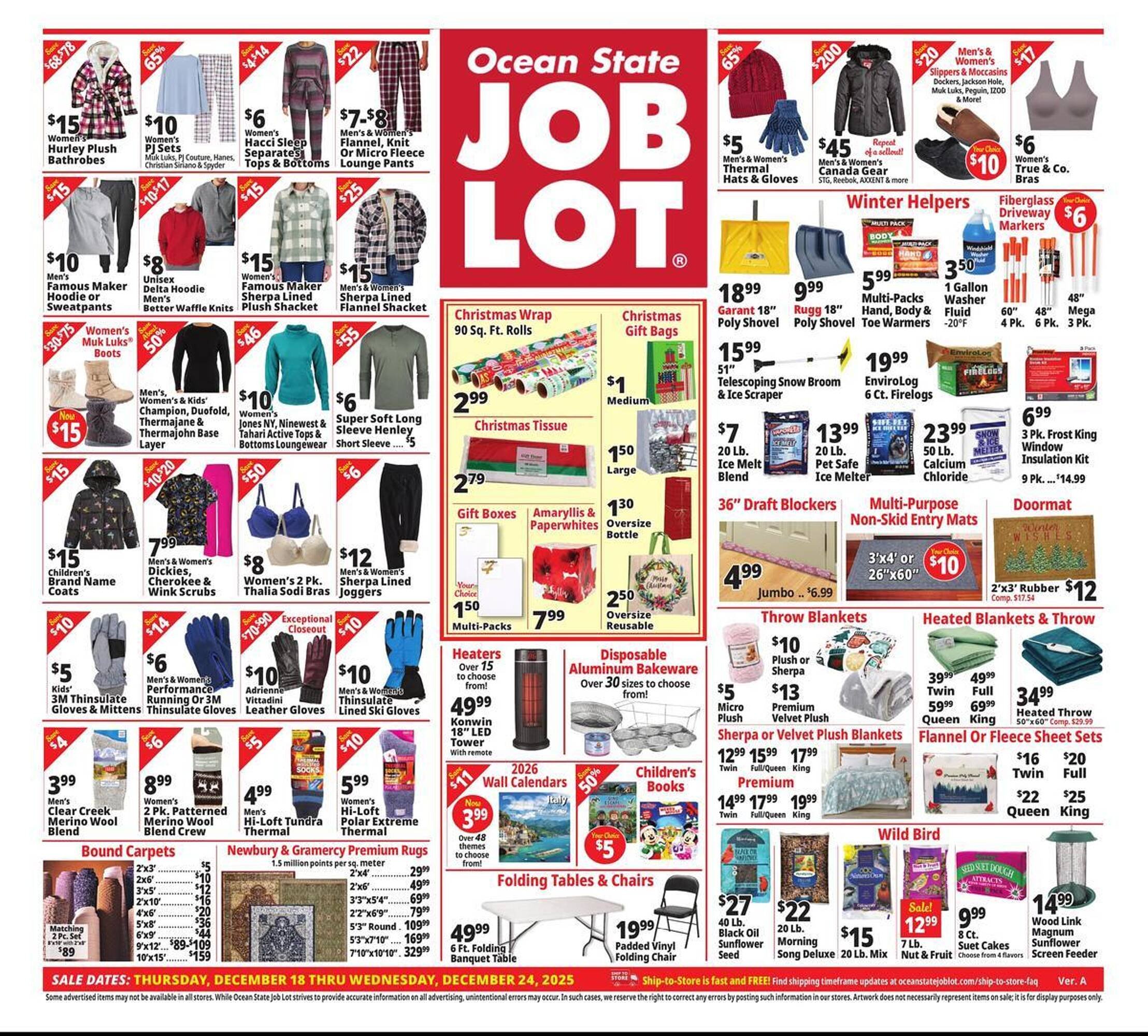 Ocean State Job Lot flyer