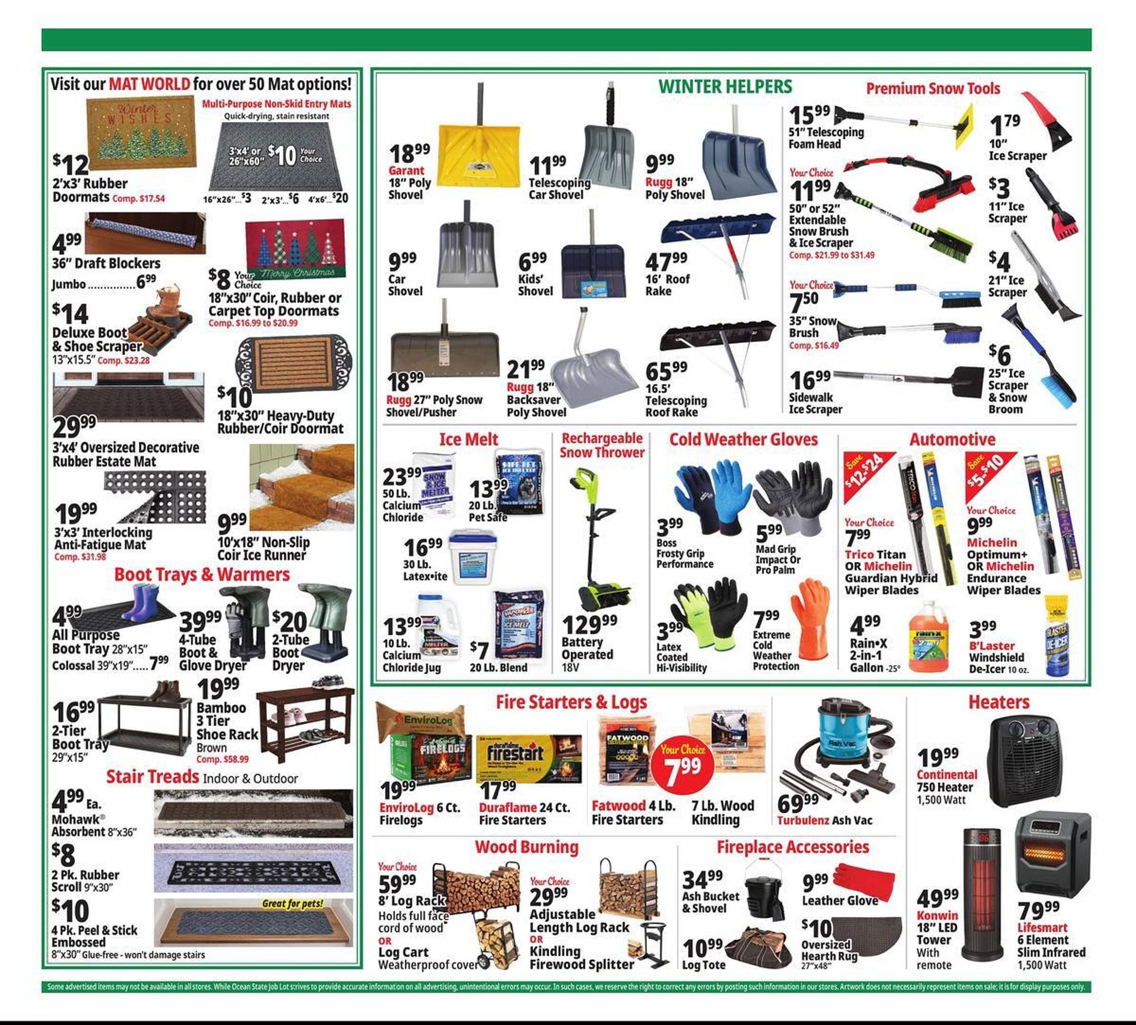 Ocean State Job Lot flyer