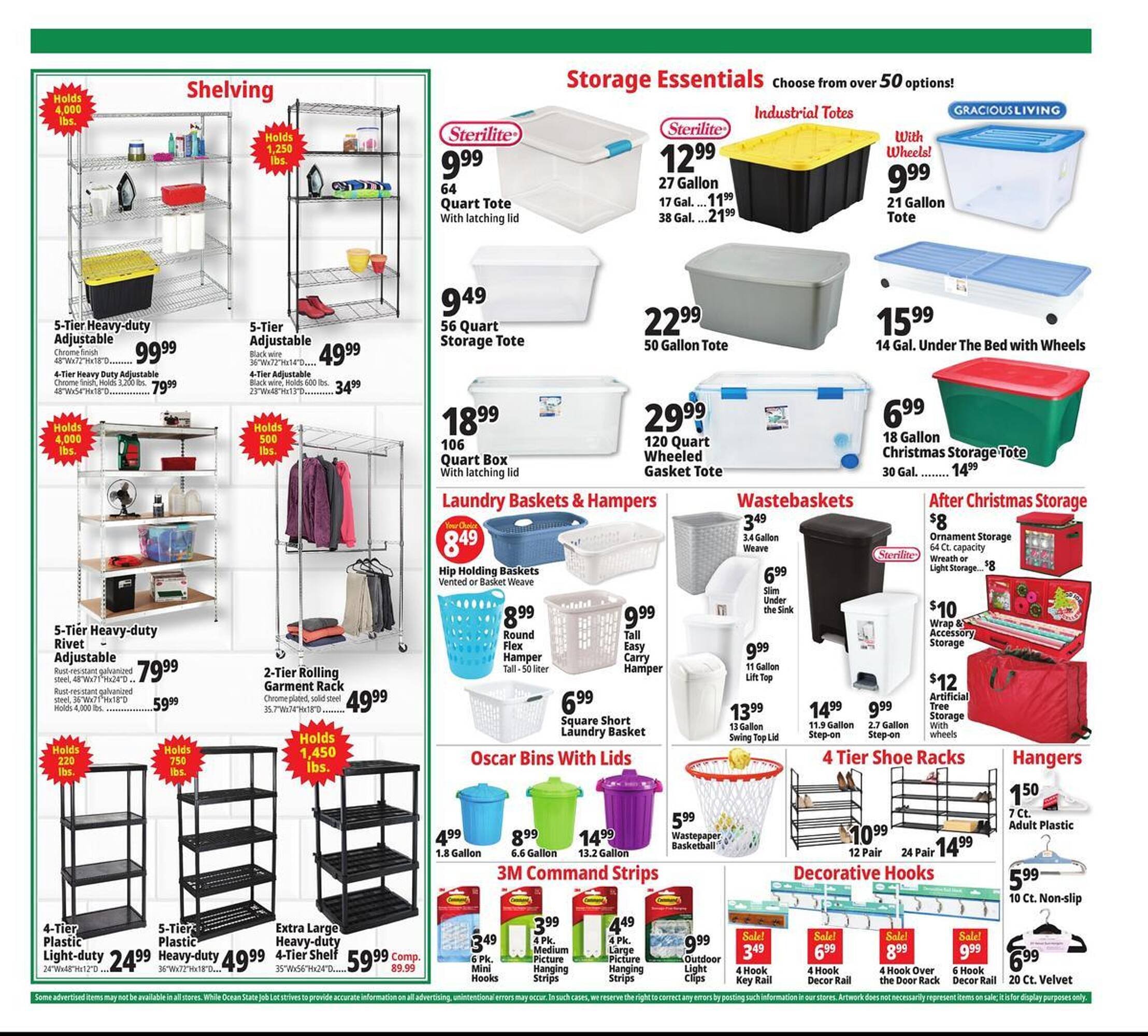 Ocean State Job Lot flyer