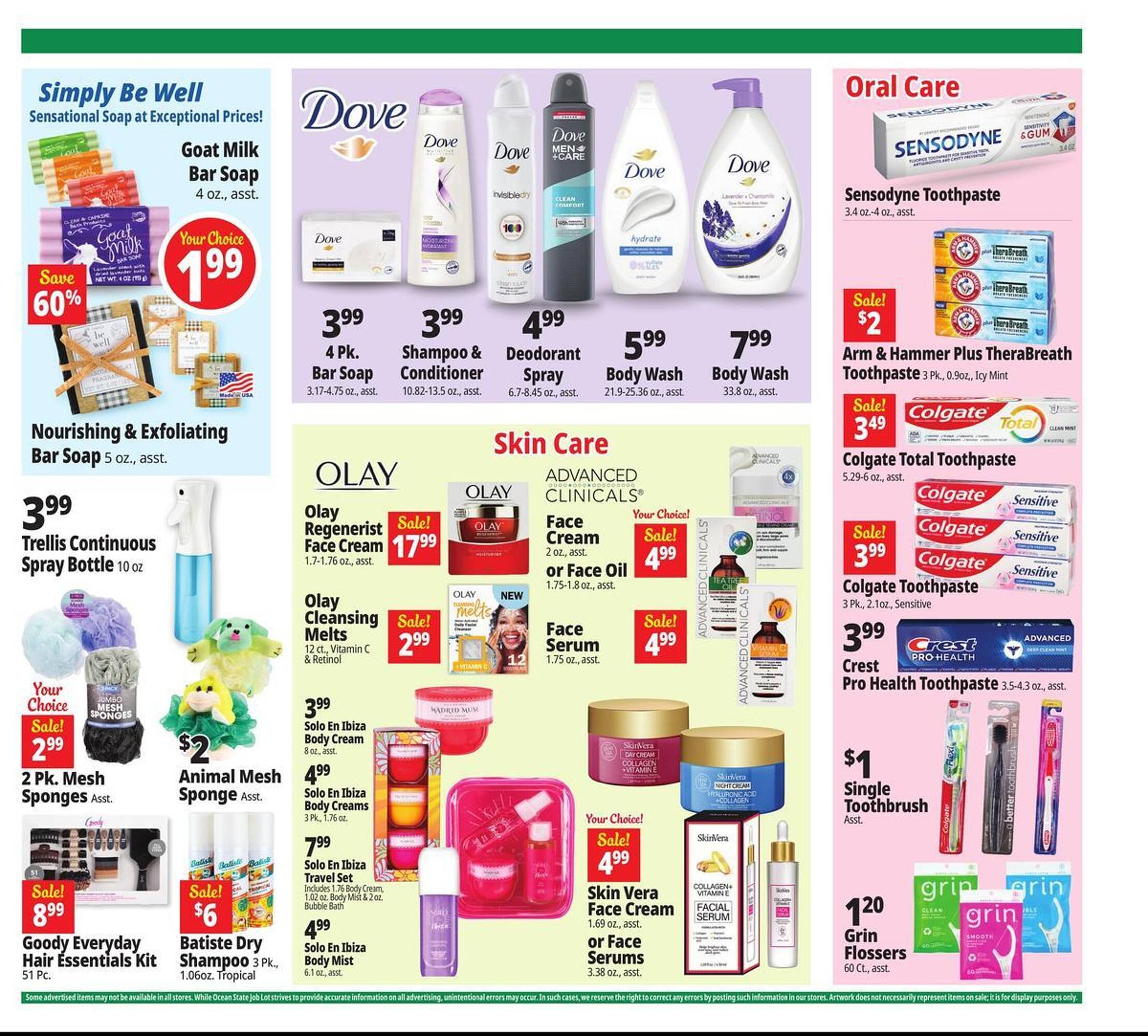 Ocean State Job Lot flyer