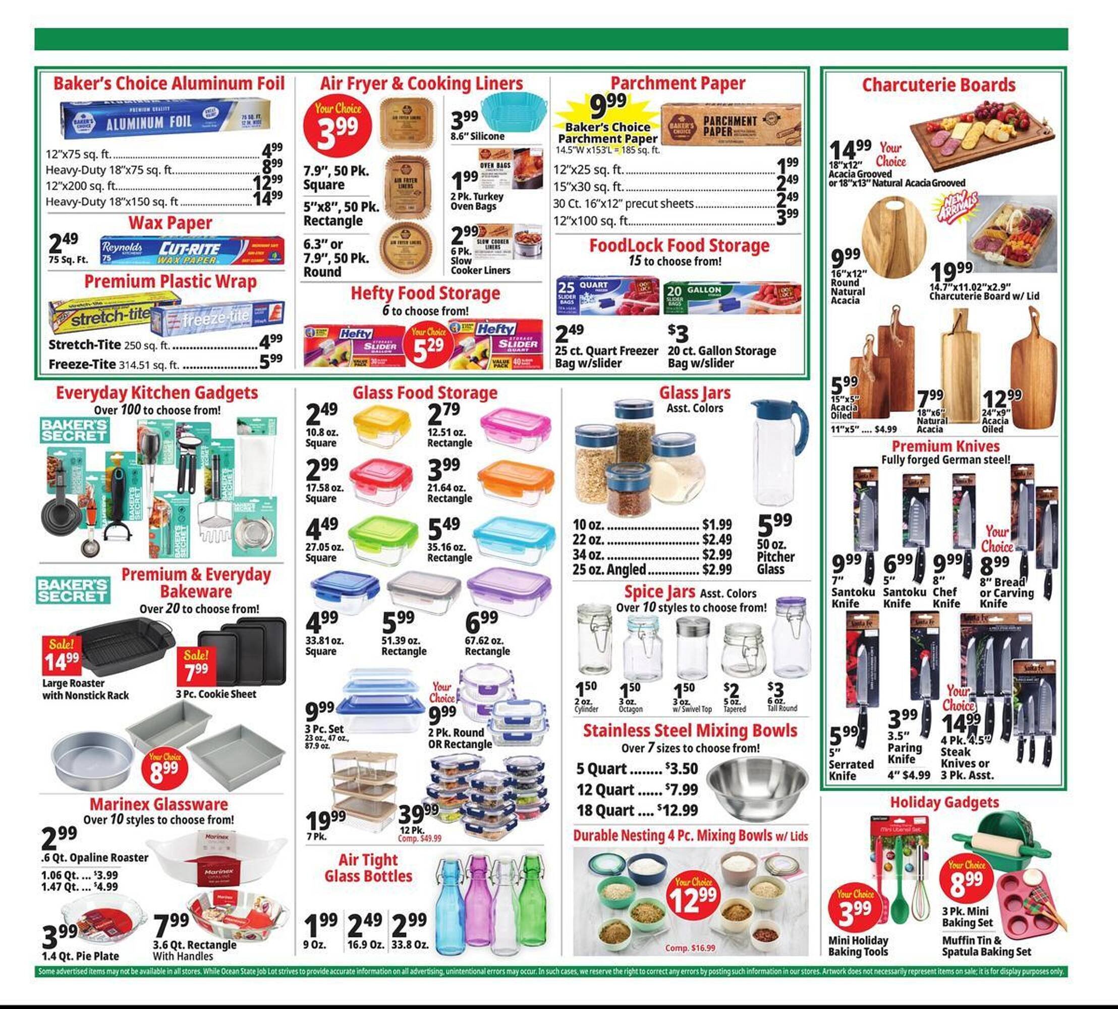 Ocean State Job Lot flyer