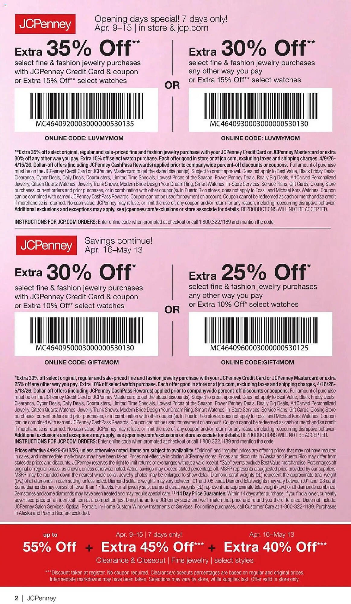 JC Penney weekly ad