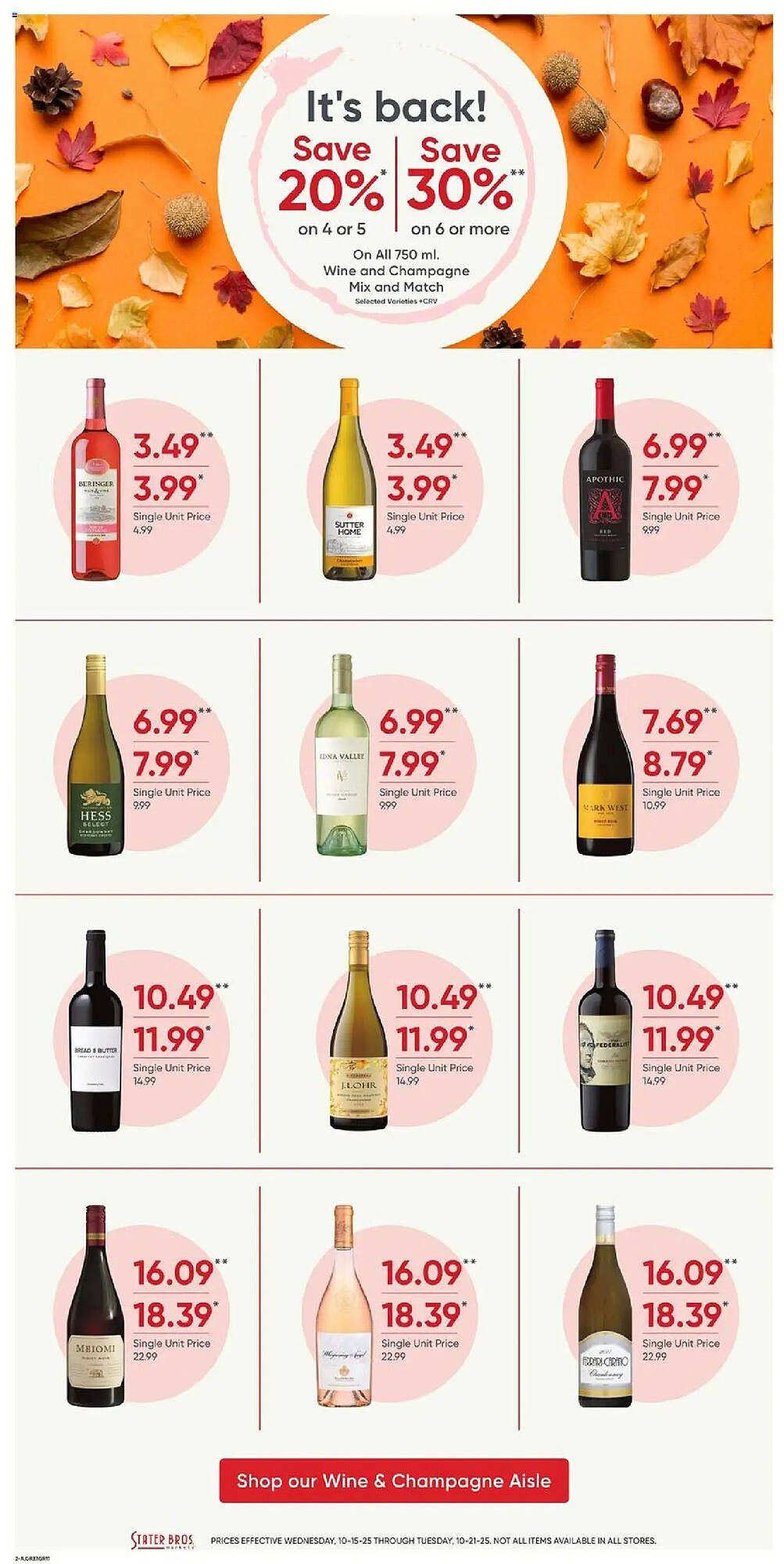Stater Bros weekly ad (2025-10-15 - 2025-10-21) | 2