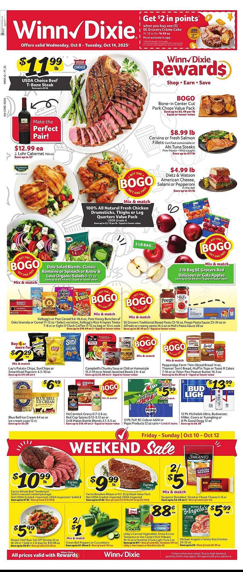 Winn Dixie weekly ad (2025-10-08 - 2025-10-14) | 1