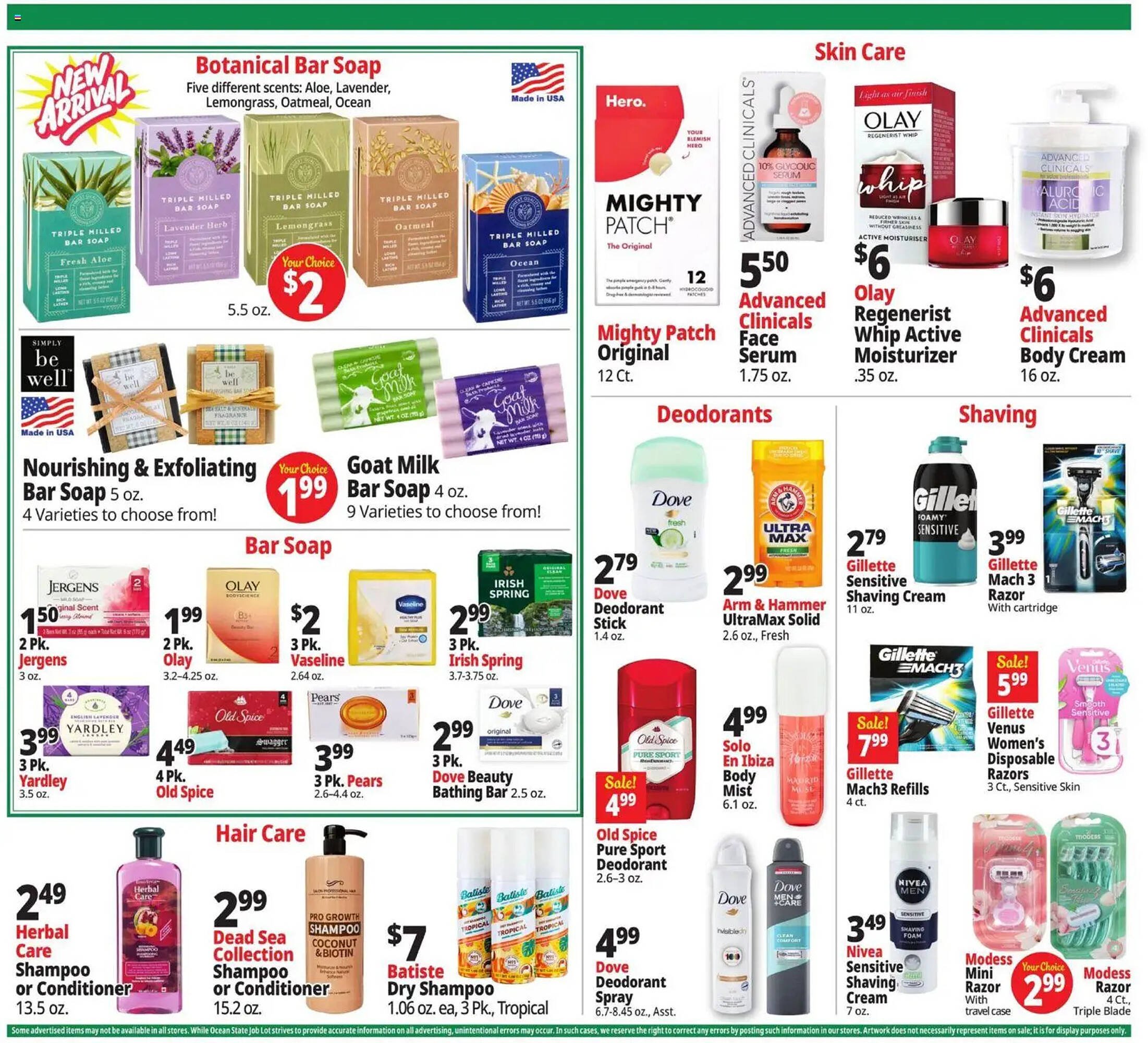 Ocean State Job Lot flyer