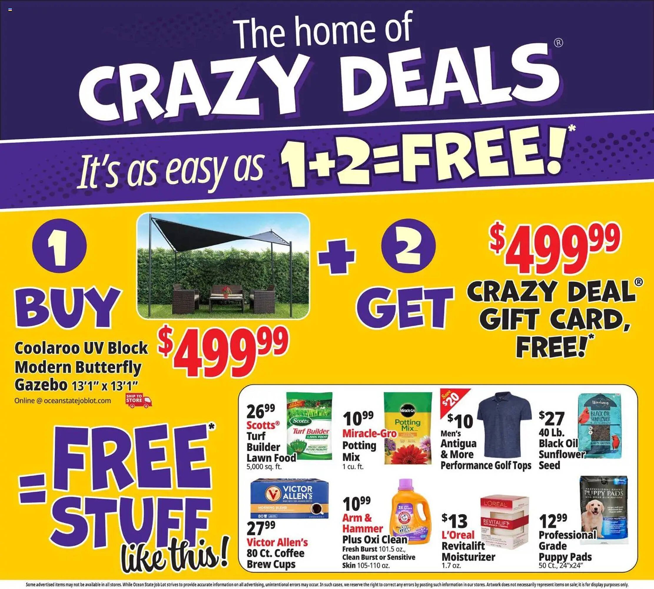 Ocean State Job Lot flyer