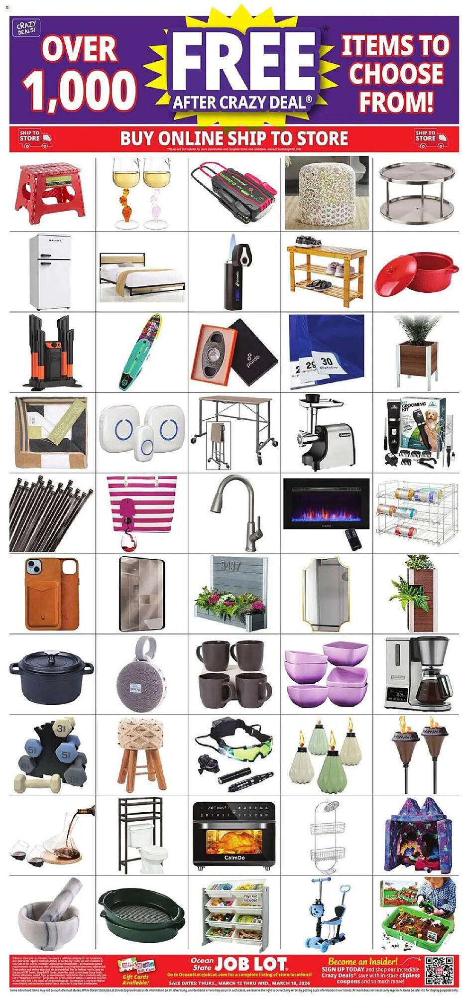 Ocean State Job Lot flyer