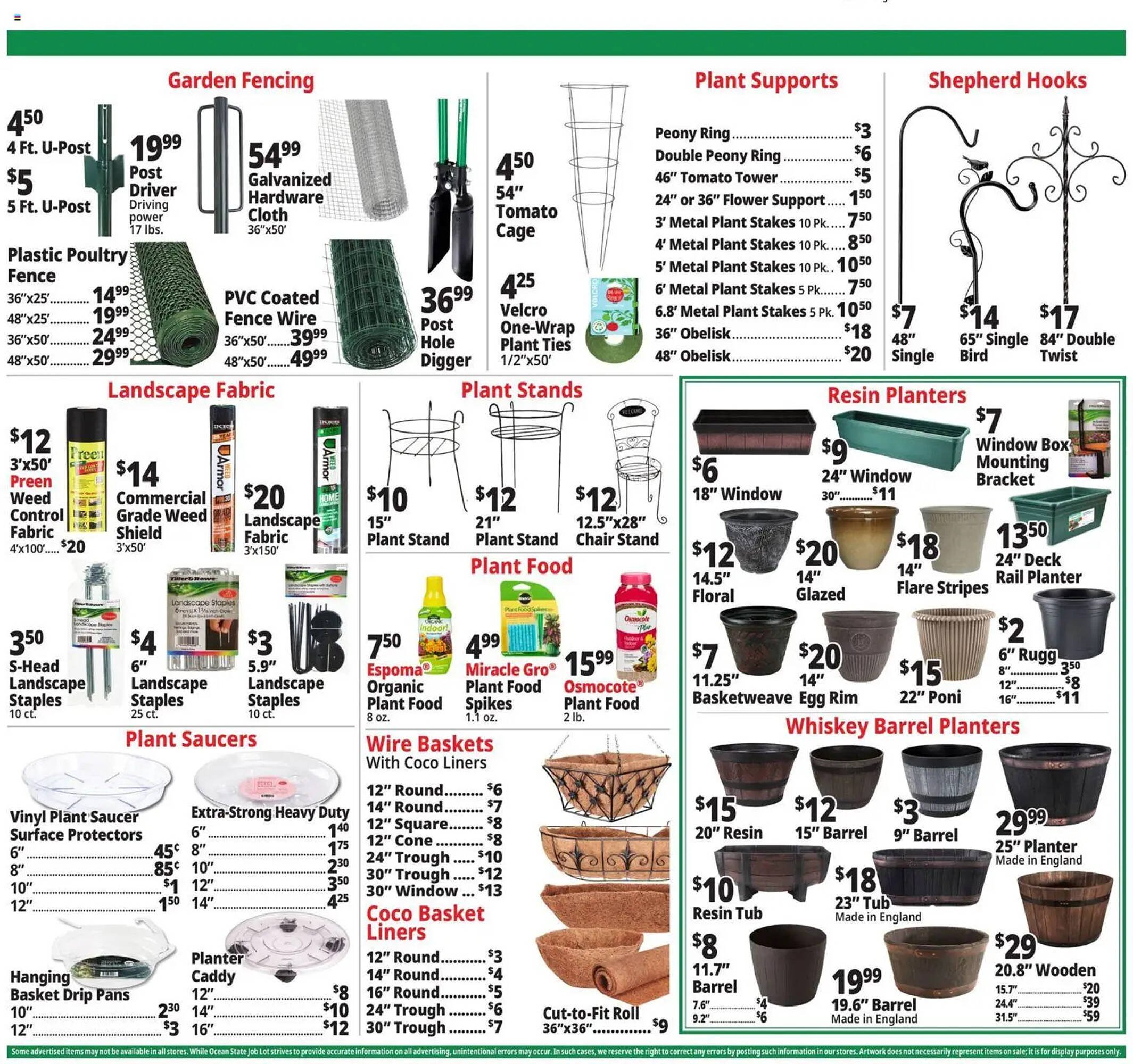 Ocean State Job Lot flyer