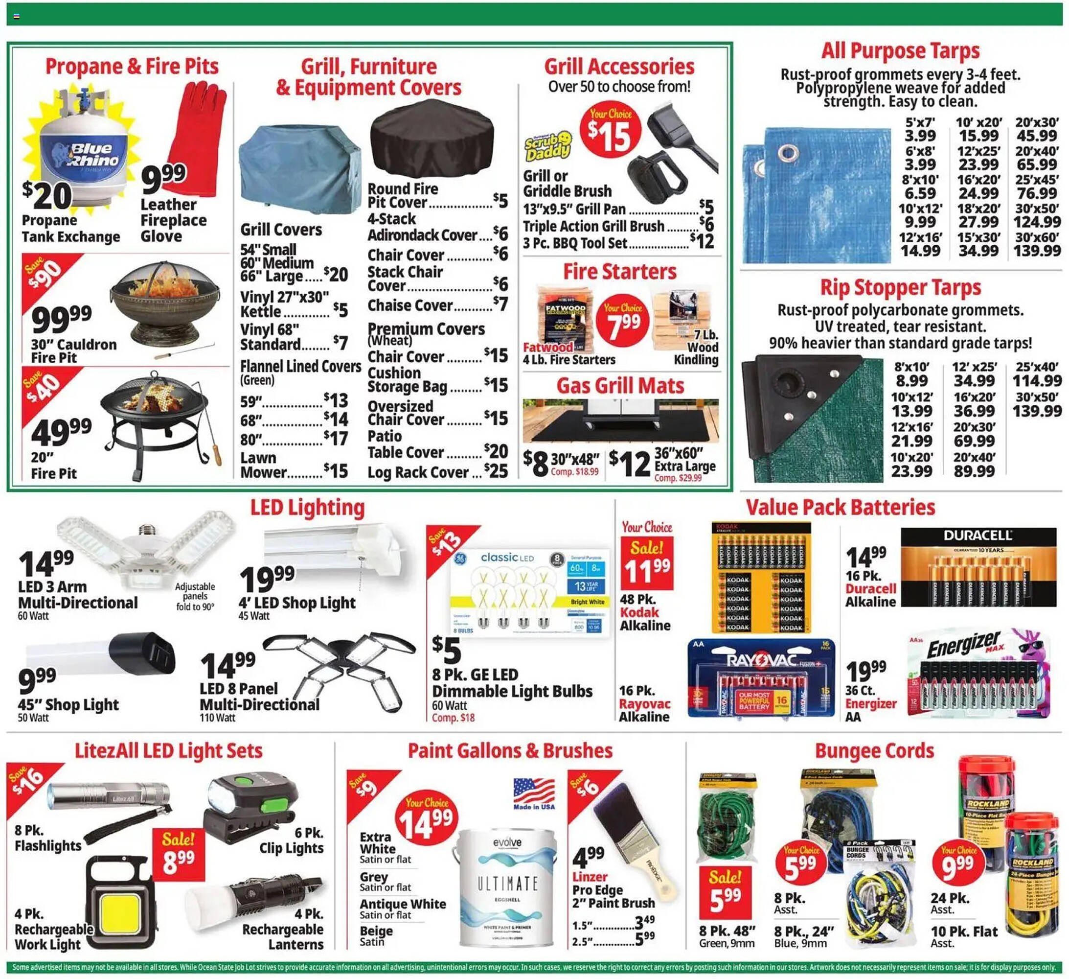 Ocean State Job Lot flyer