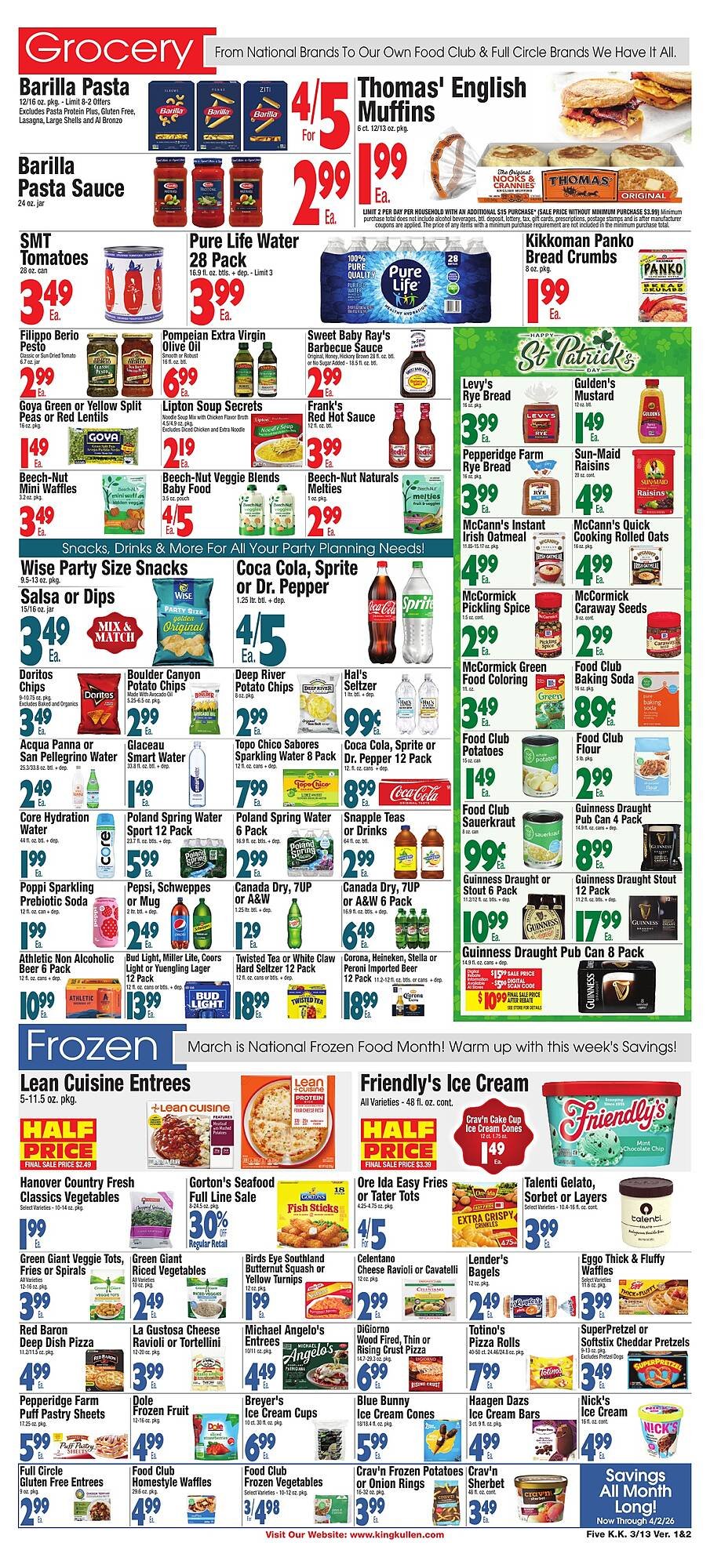 King Kullen weekly ad