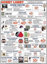 Hobby Lobby weekly ad