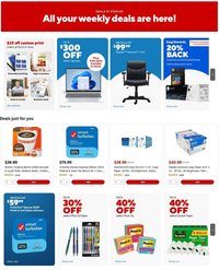Staples weekly ad