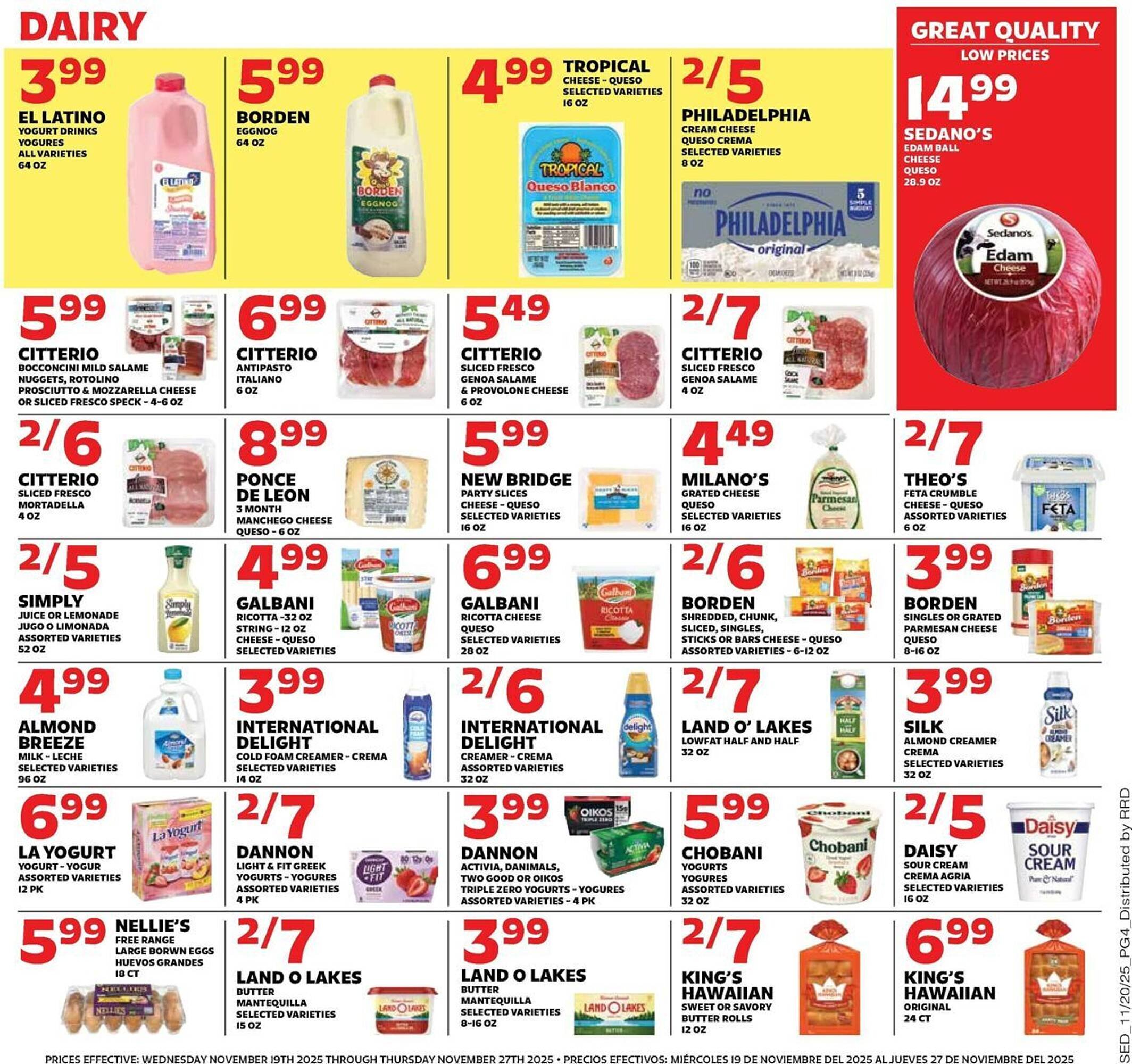 Sedano&#039;s weekly ad