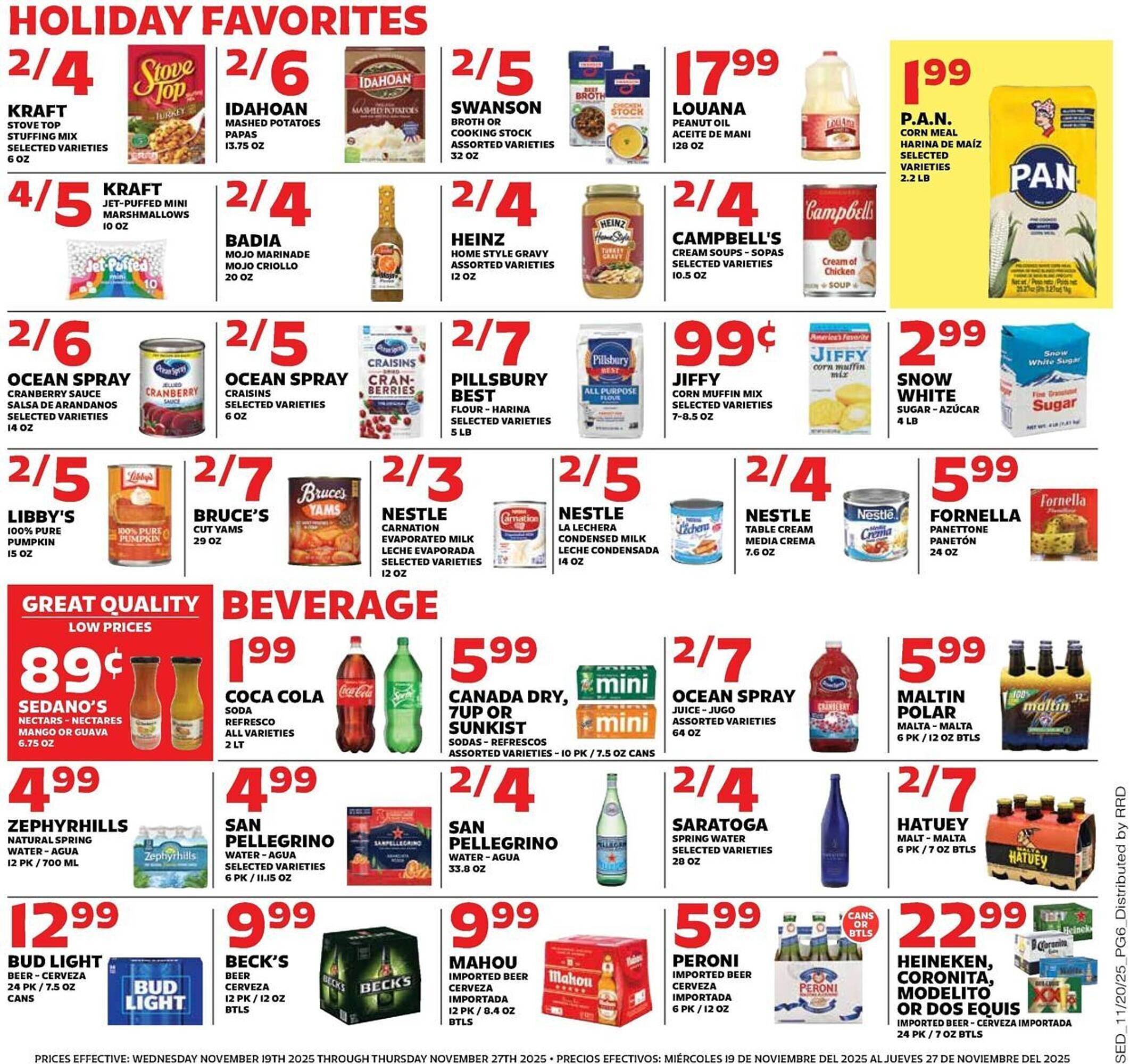 Sedano&#039;s weekly ad