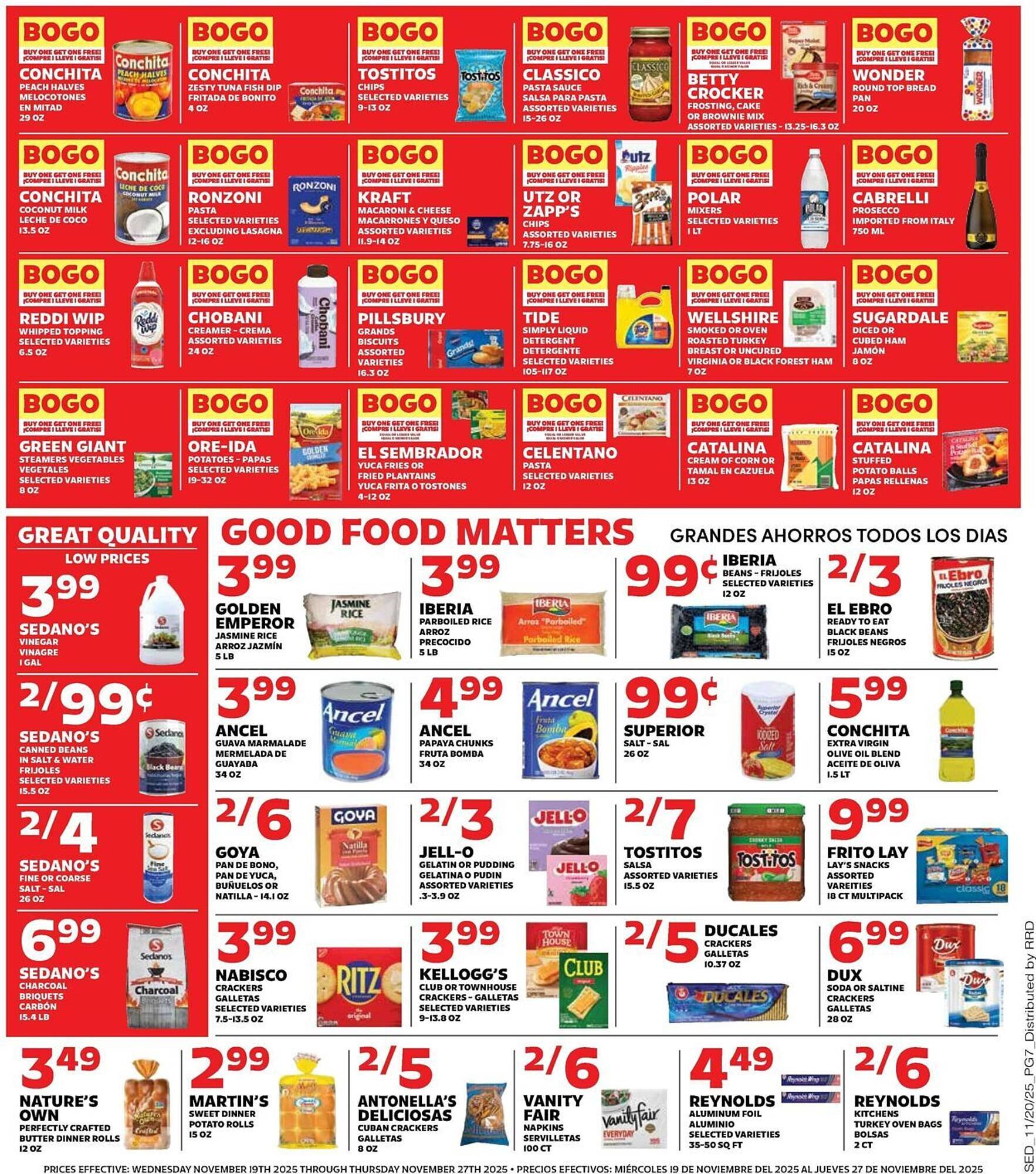 Sedano&#039;s weekly ad