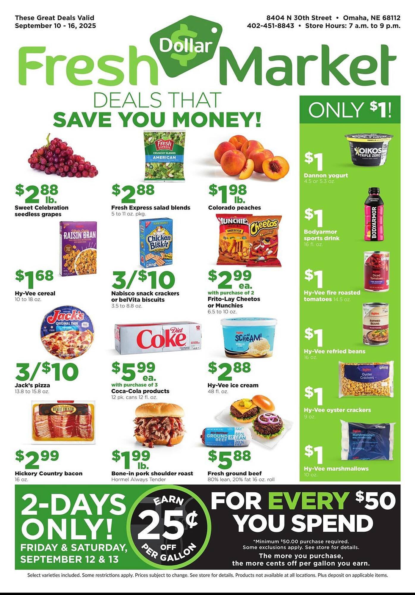 Hy-Vee weekly ad (2025-09-10 - 2025-09-16) | 1