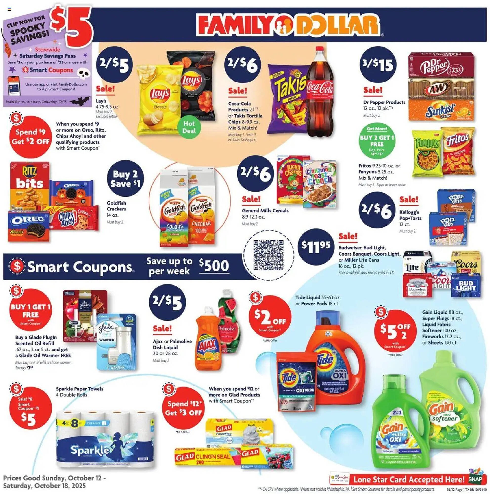 Family Dollar weekly ad (2025-10-12 - 2025-10-18) | 1
